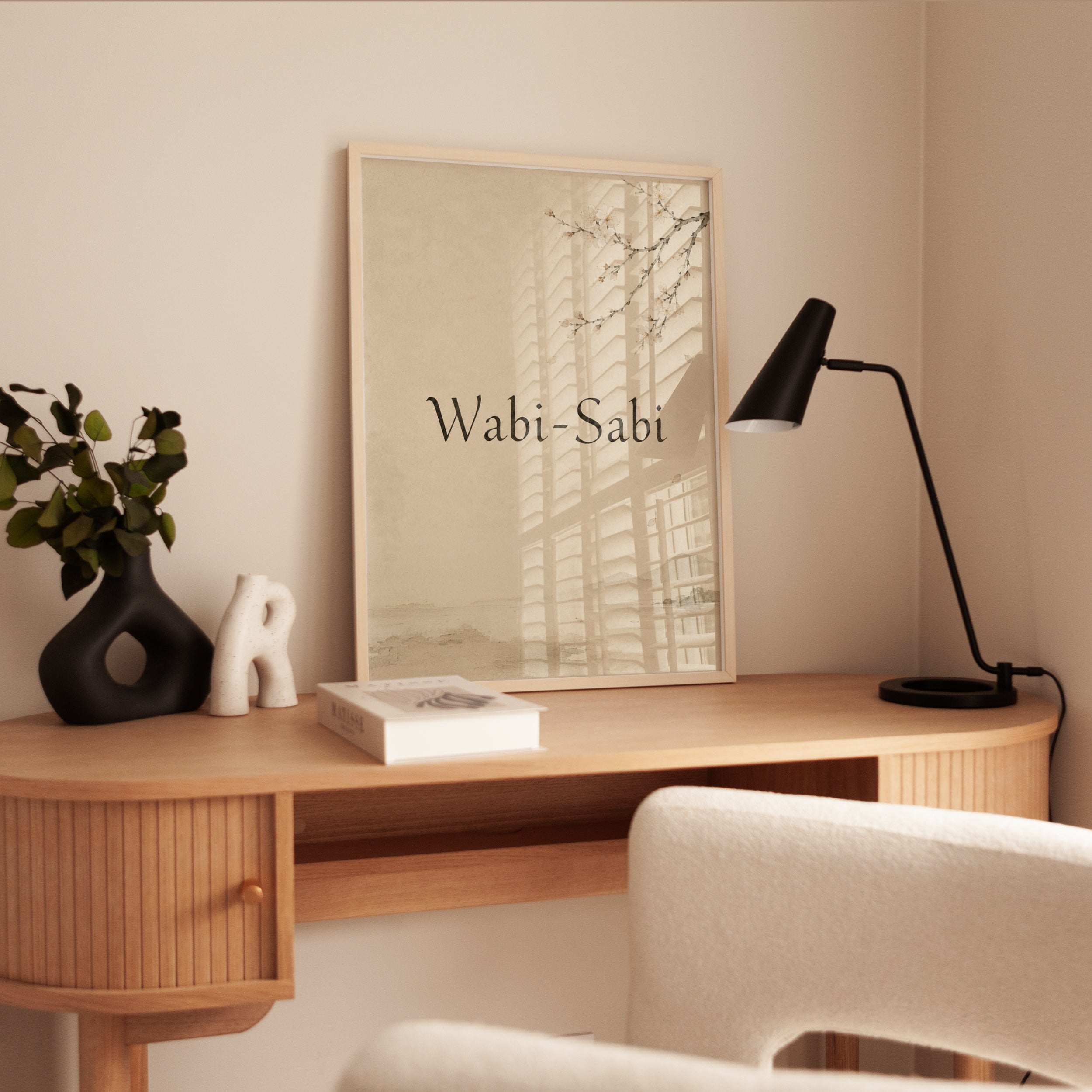 Japanese Wall Art – Wabi Sabi Print - interior