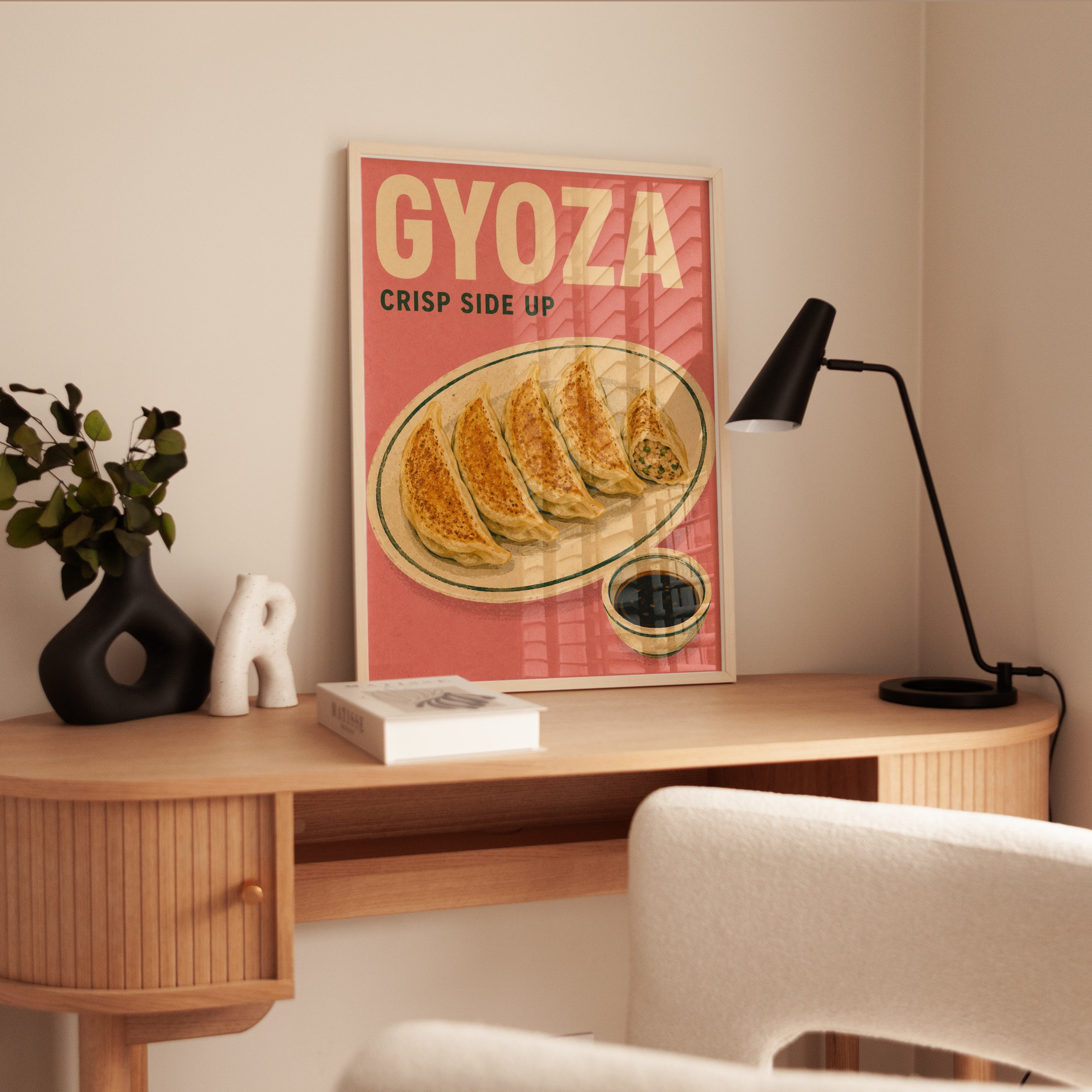 Kitchen Wall Art – Gyoza Print - interior