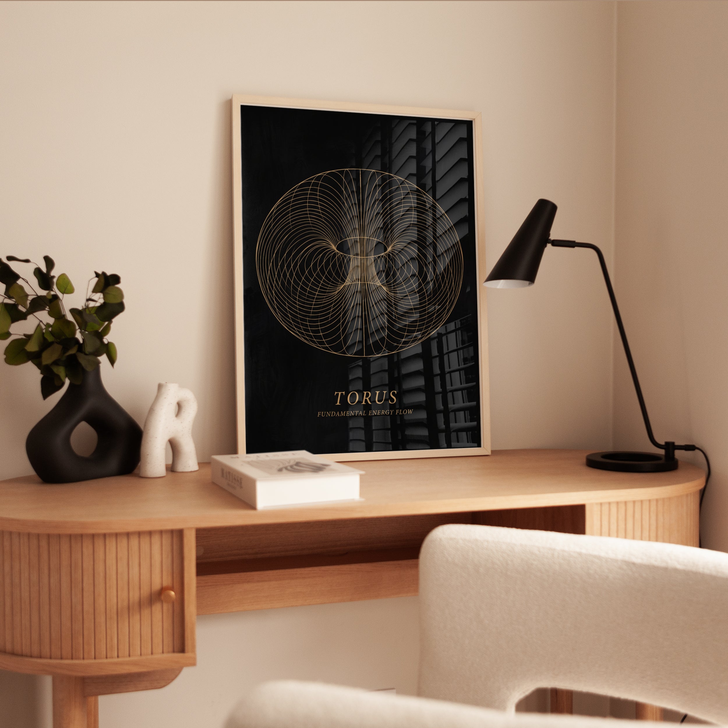 Torus Energy Flow Print - interior