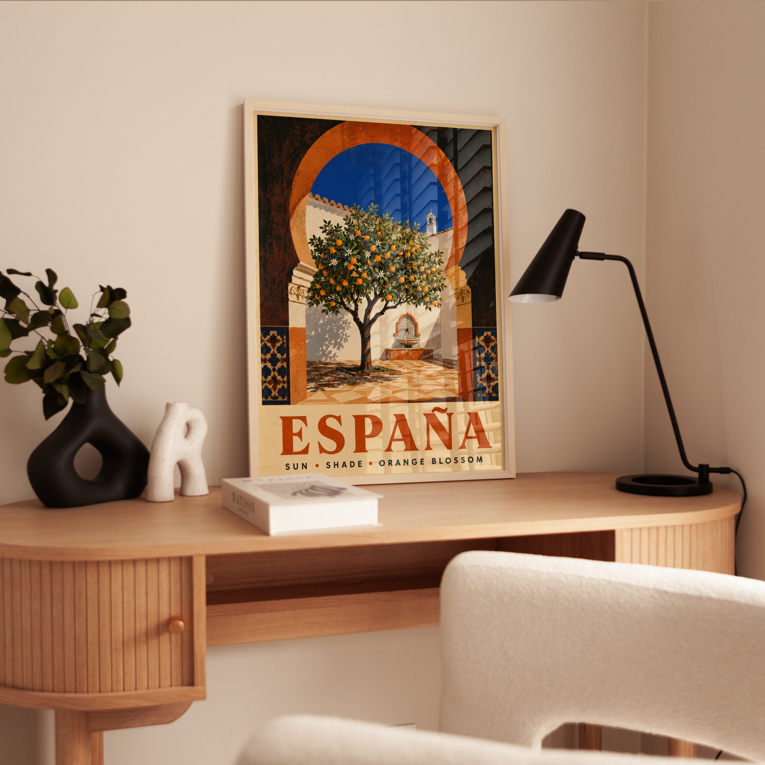 Spain Travel Poster – Vintage Spanish Wall Art - interior