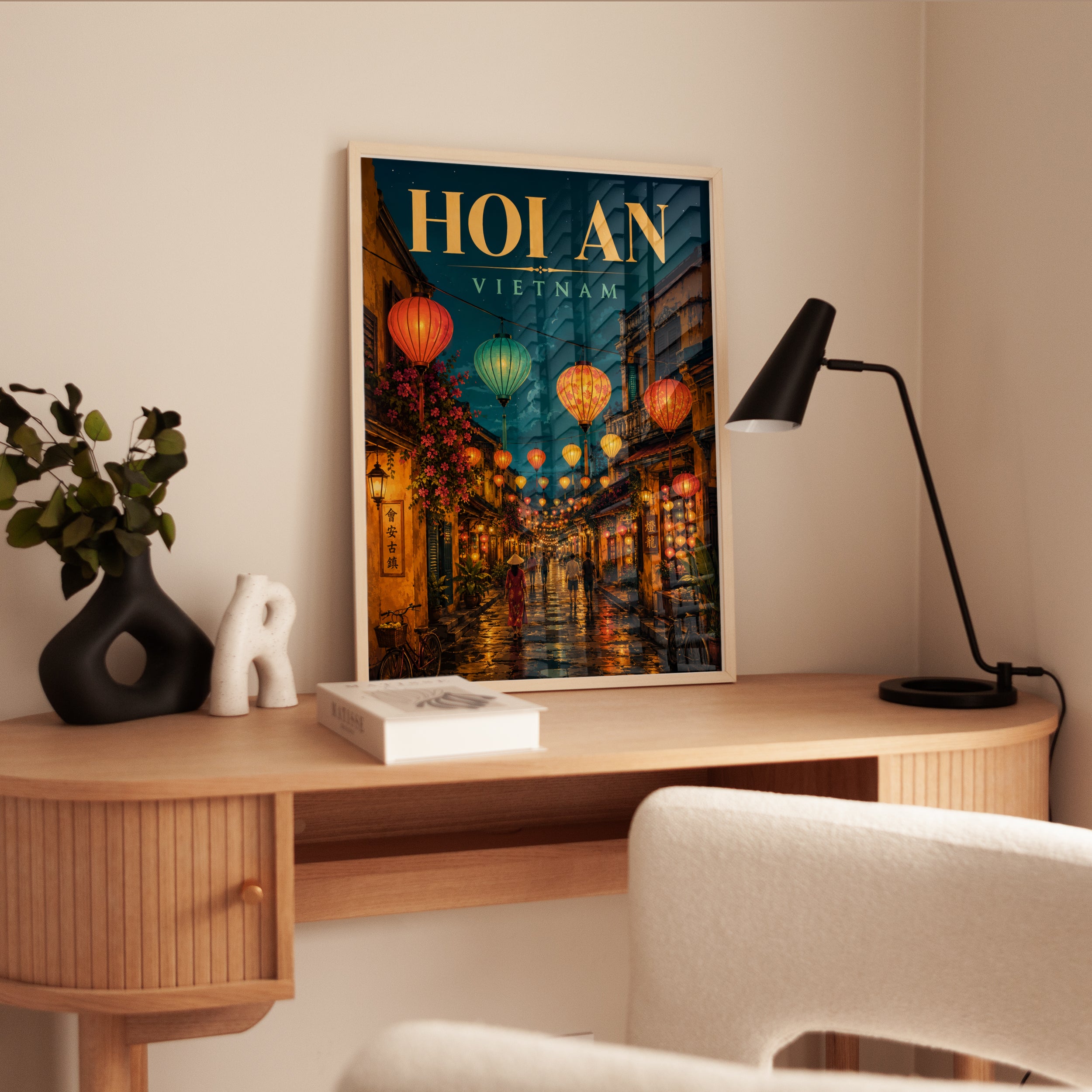 Vietnam Travel Poster – Hoi An Wall Art - interior