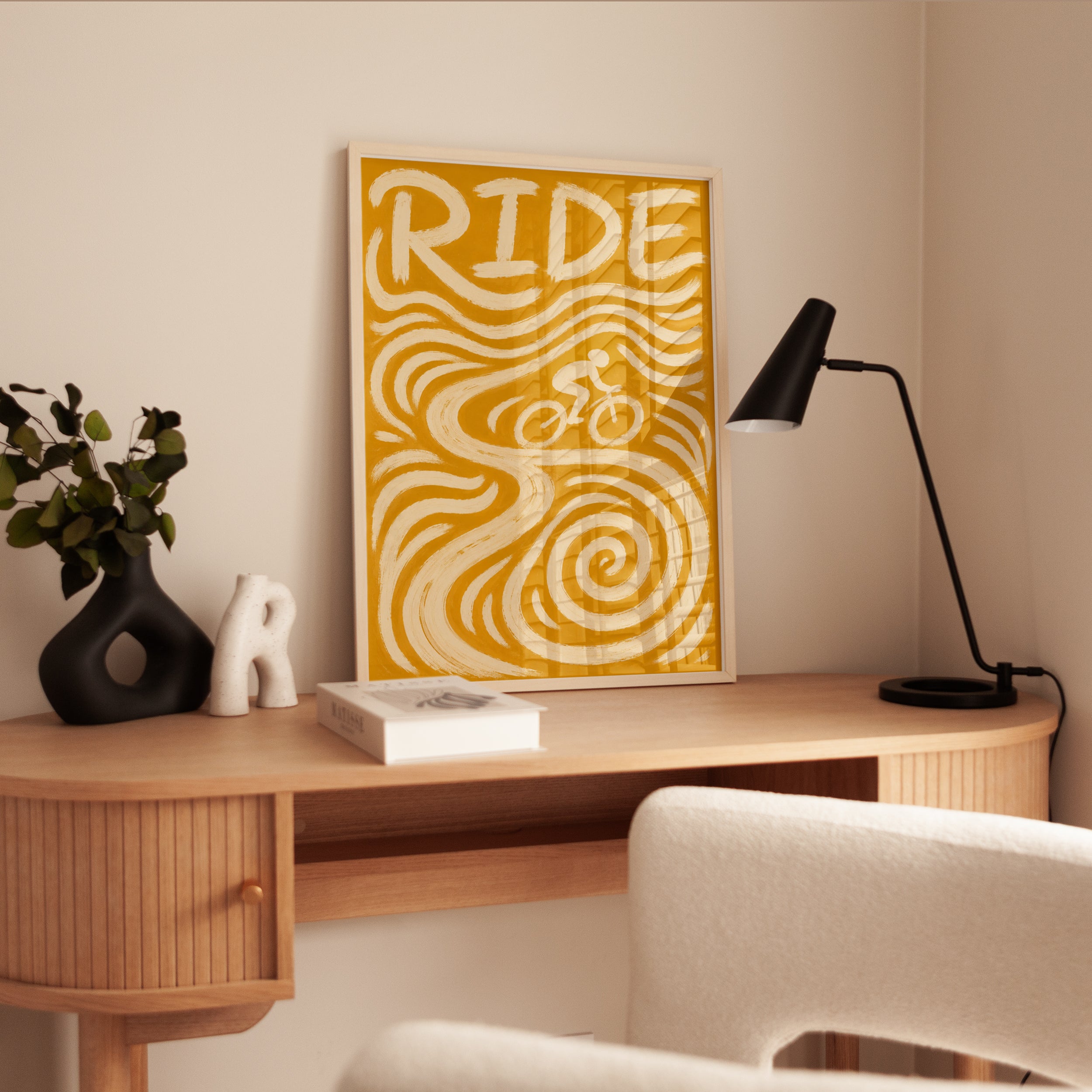 Bicycle Wall Art – Ride Poster - interior