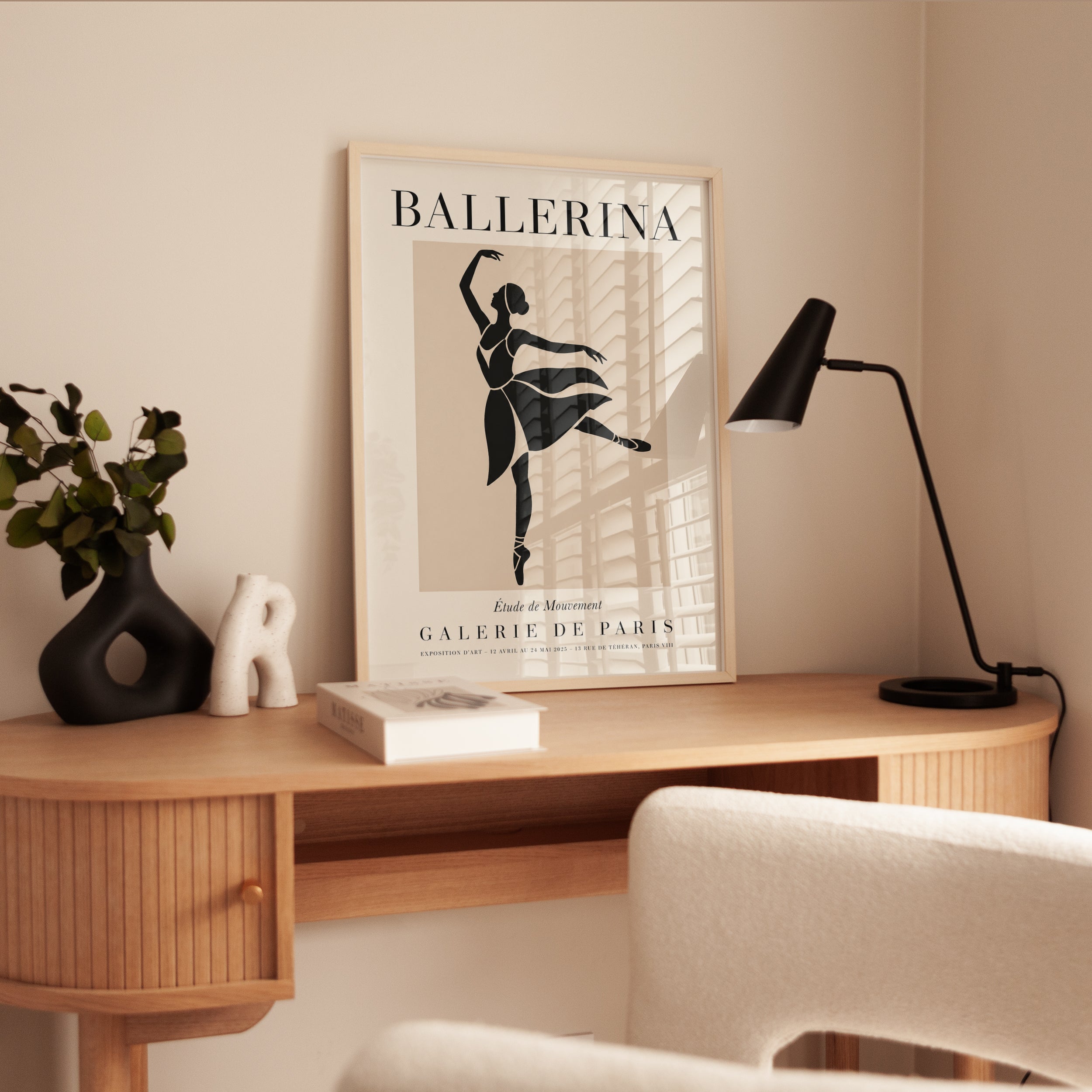 Ballet Wall Art – Ballerina Print - interior