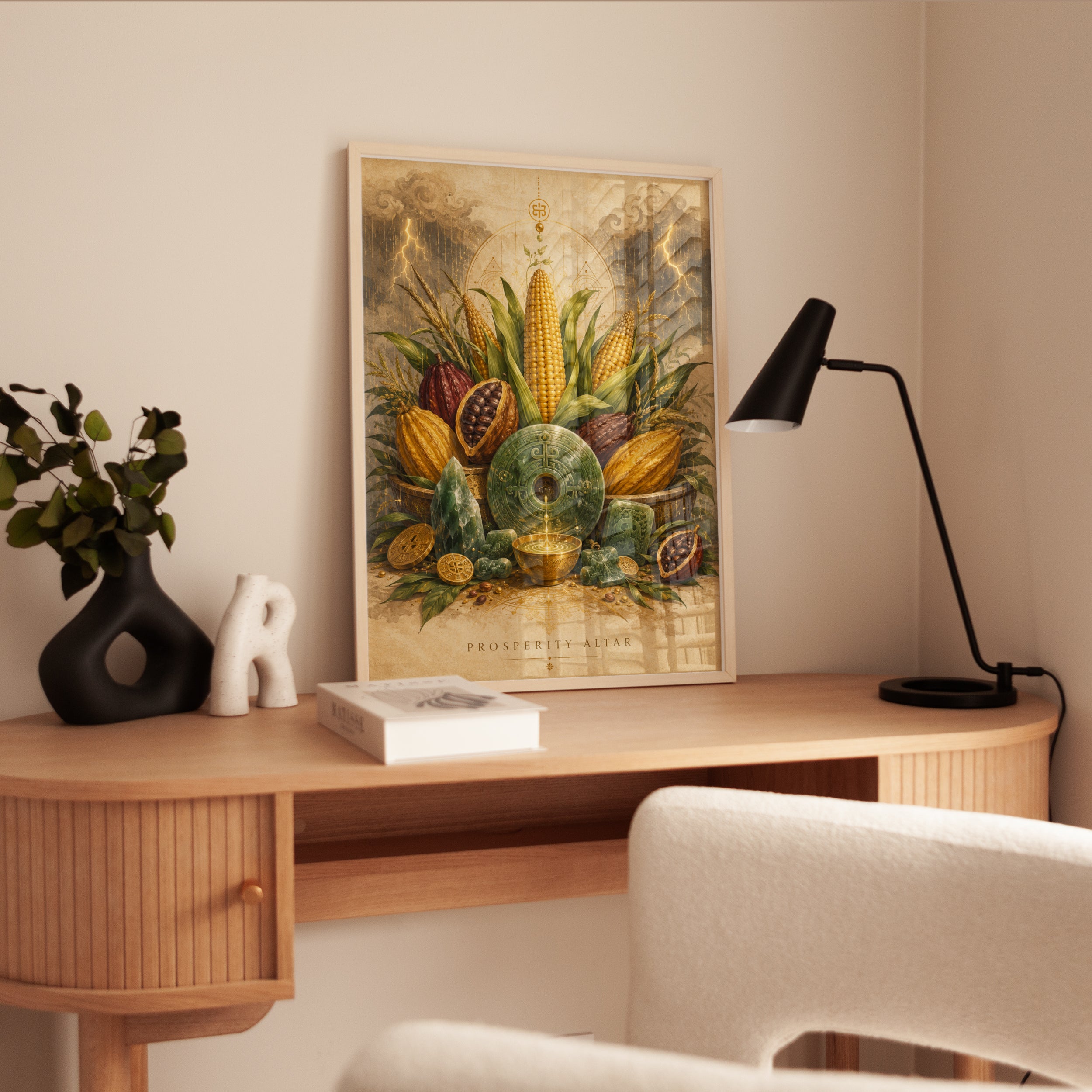 Prosperity Altar Print – Abundance Wall Art - interior