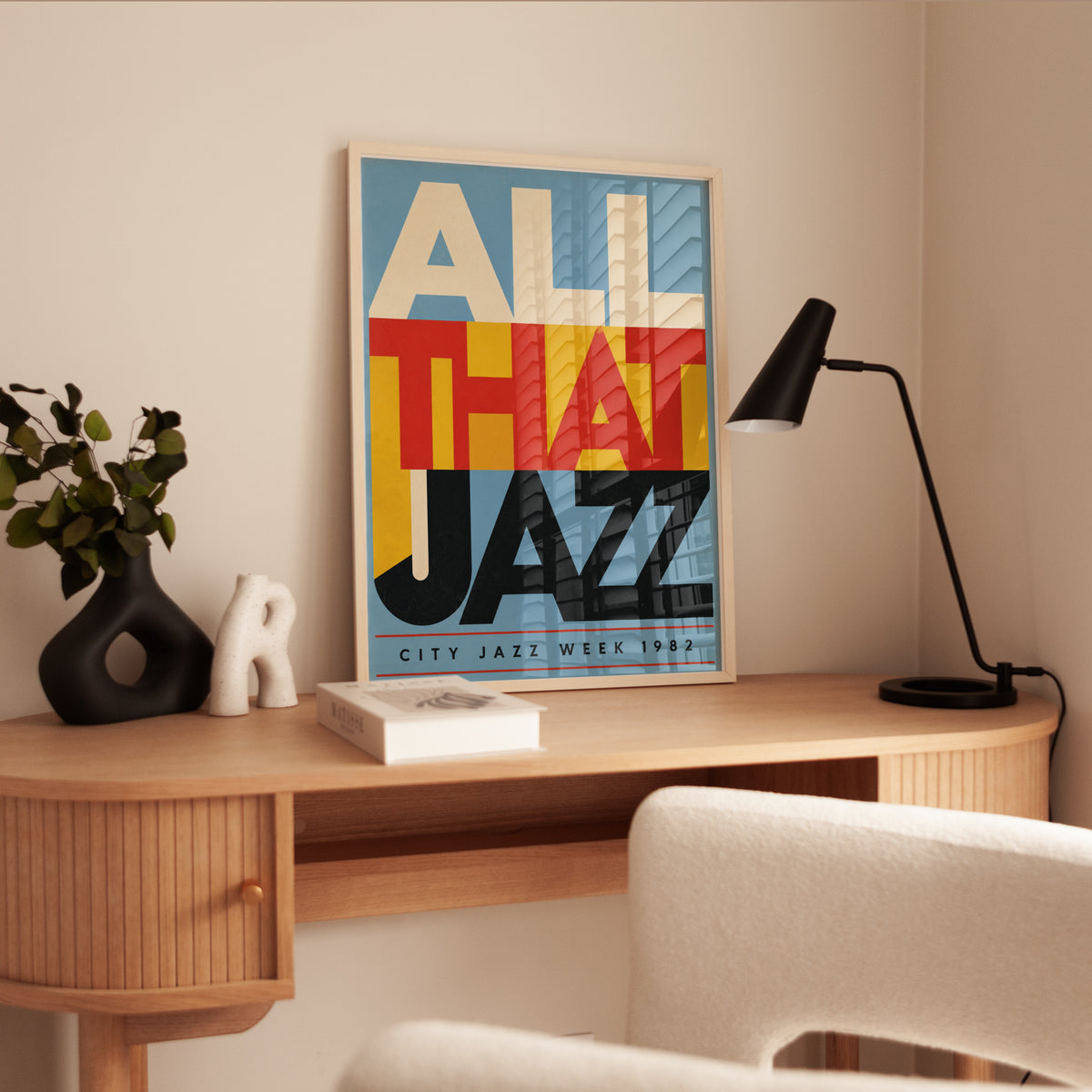 All That Jazz Poster – Retro Typography - interior
