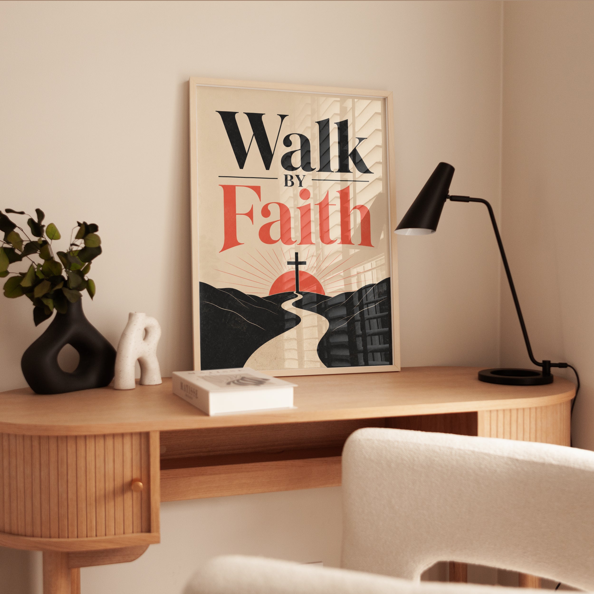 Faith Wall Art – Walk by Faith Print - interior