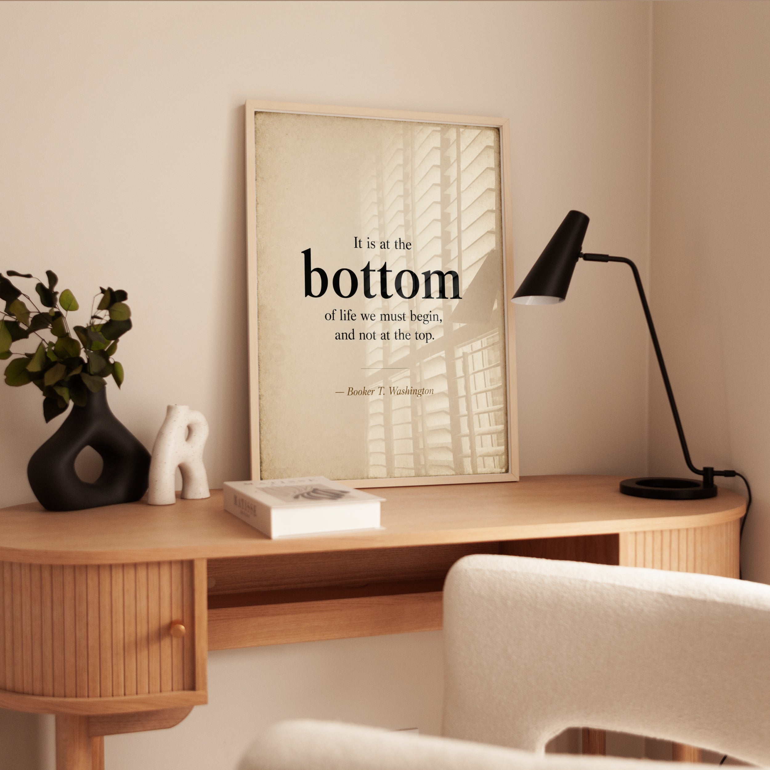 Motivational Quote Print - interior