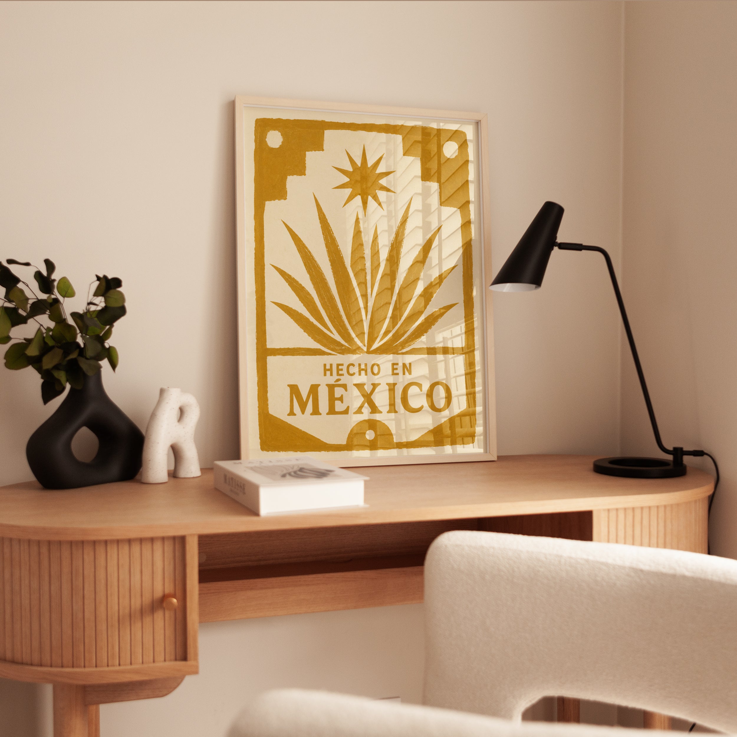 Mexico Travel Poster – Retro Wall Art - interior