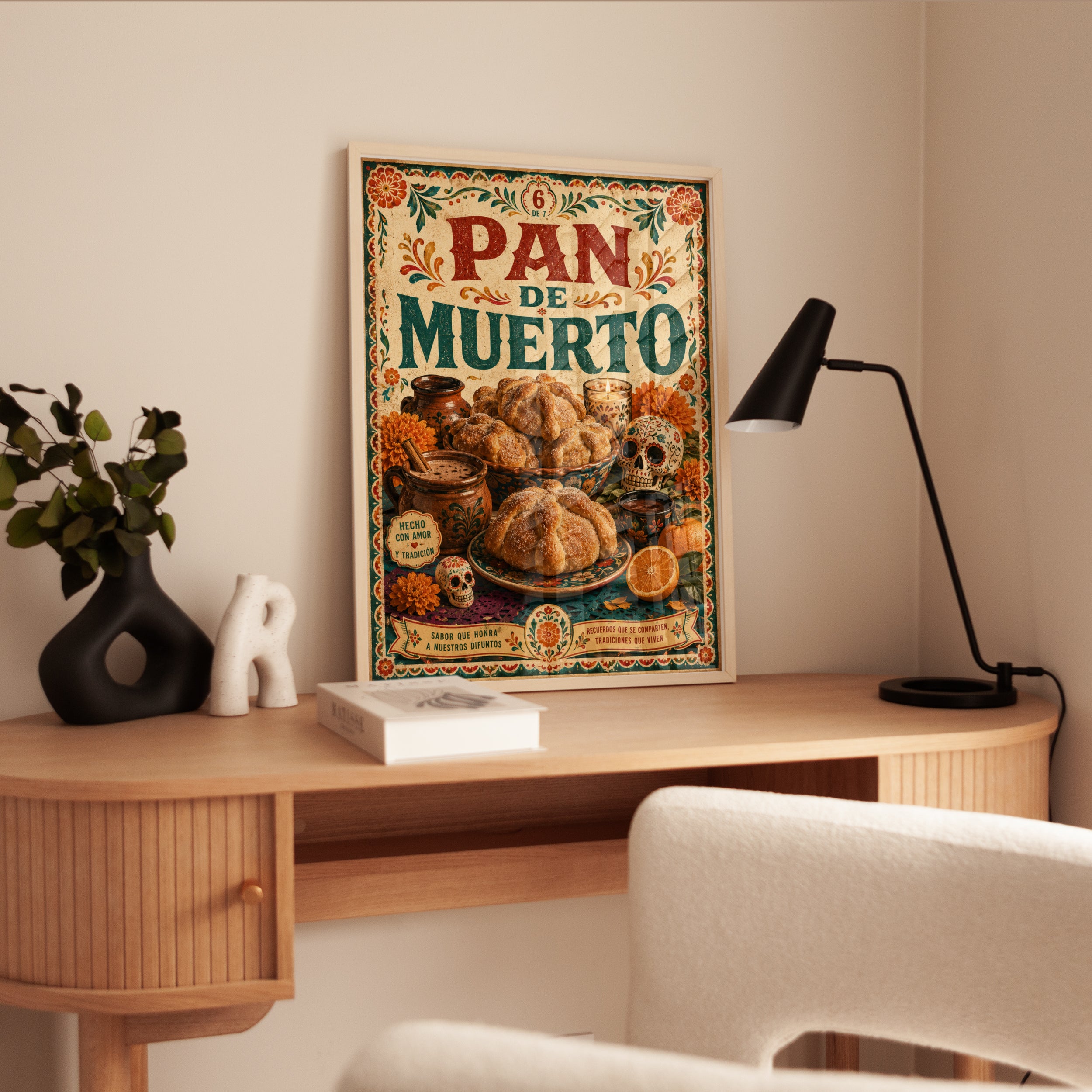 Pan de Muerto Print - interior