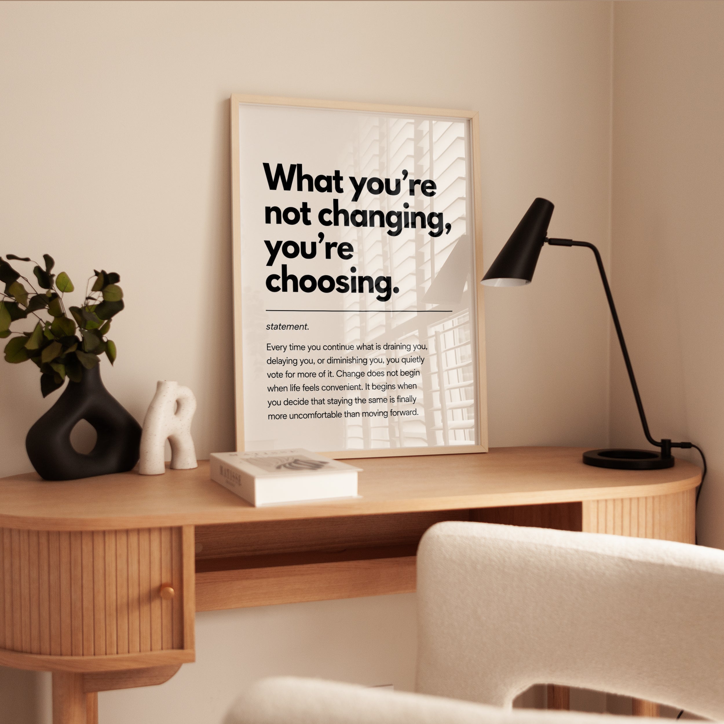 Motivational Quote Wall Art - interior