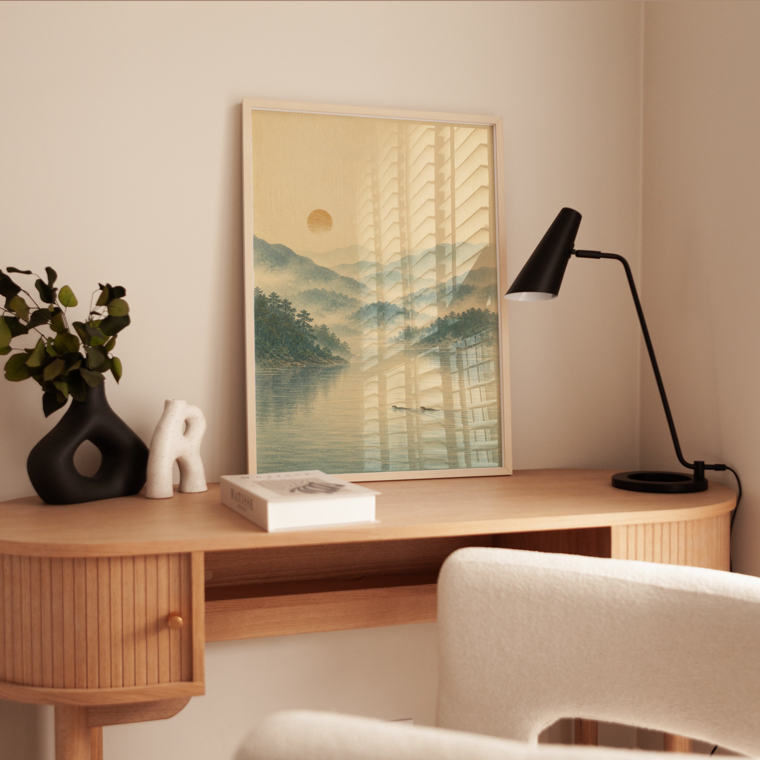 Japanese Landscape Wall Art - interior