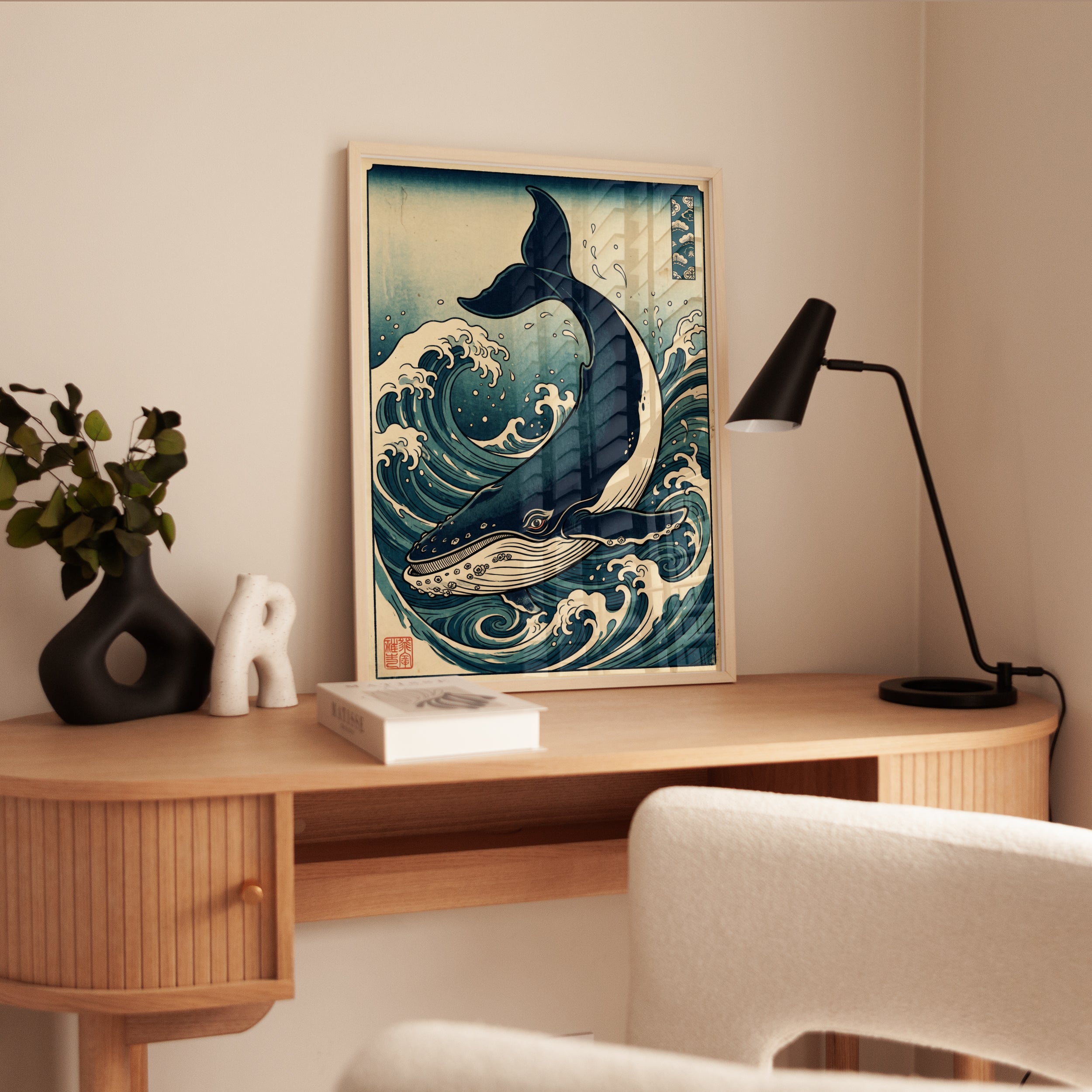 Orca Whale Print - interior