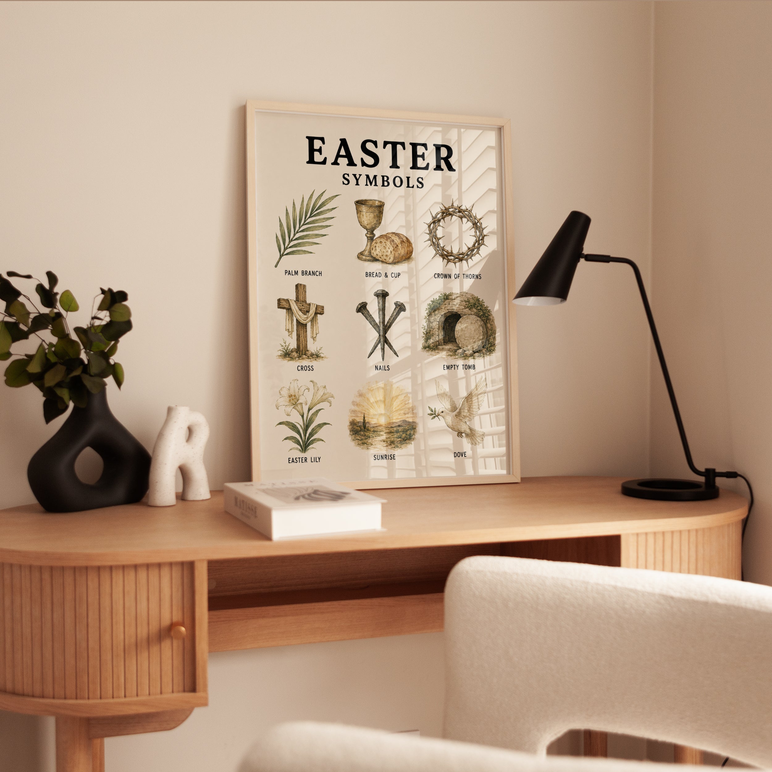 Christian Easter Wall Art: Sacred Symbols - interior