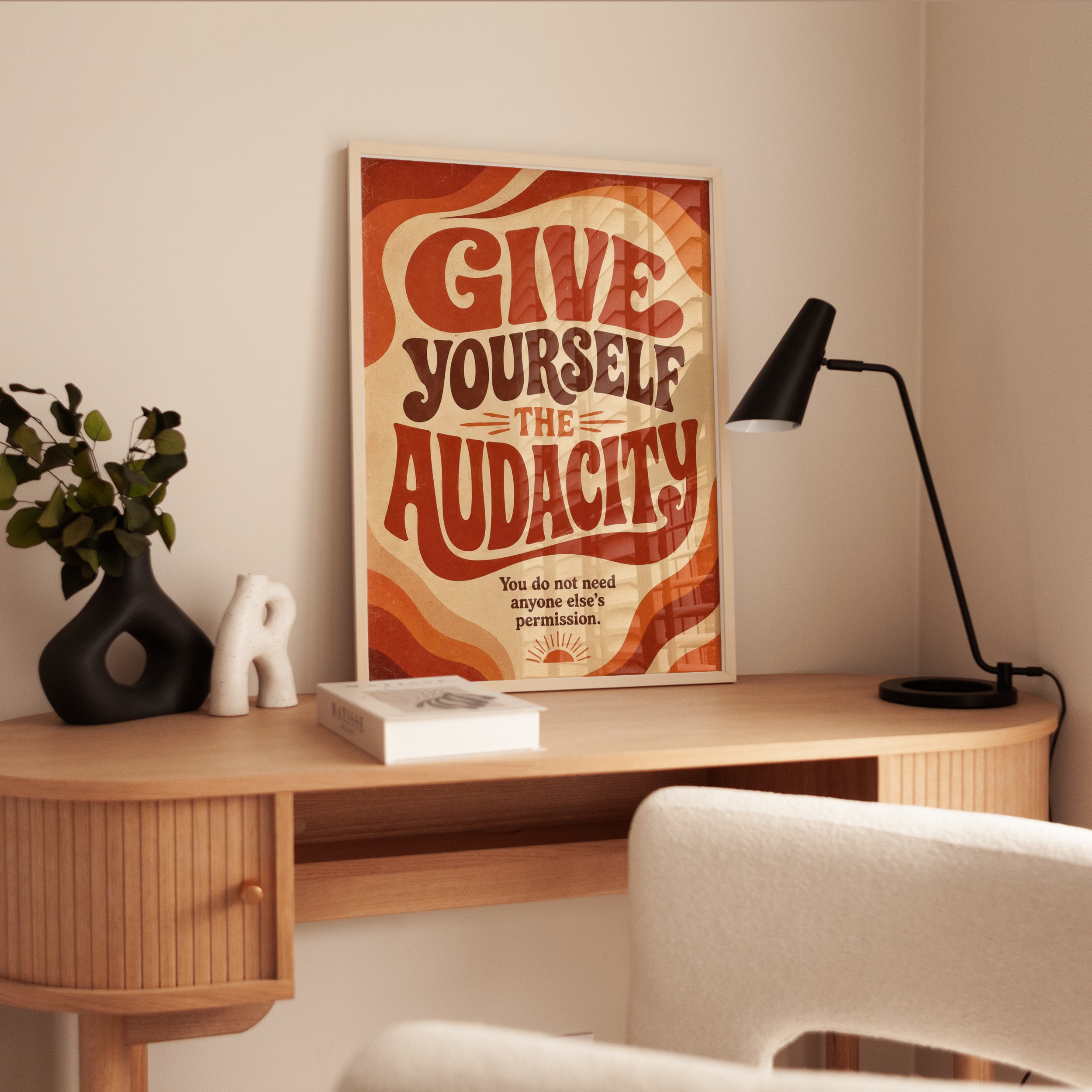 Retro Motivational Poster - interior