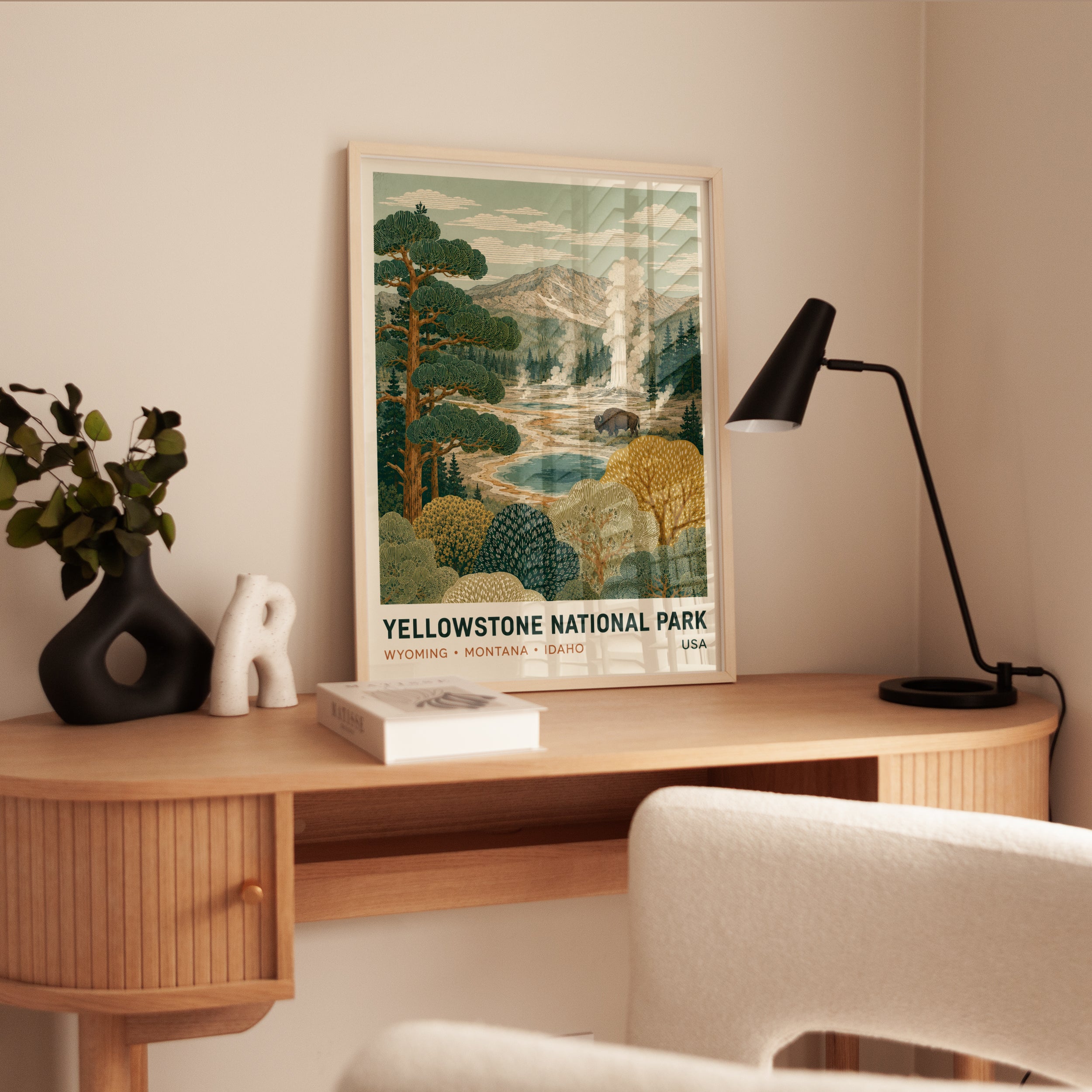 Yellowstone Poster – National Park Wall Art - interior