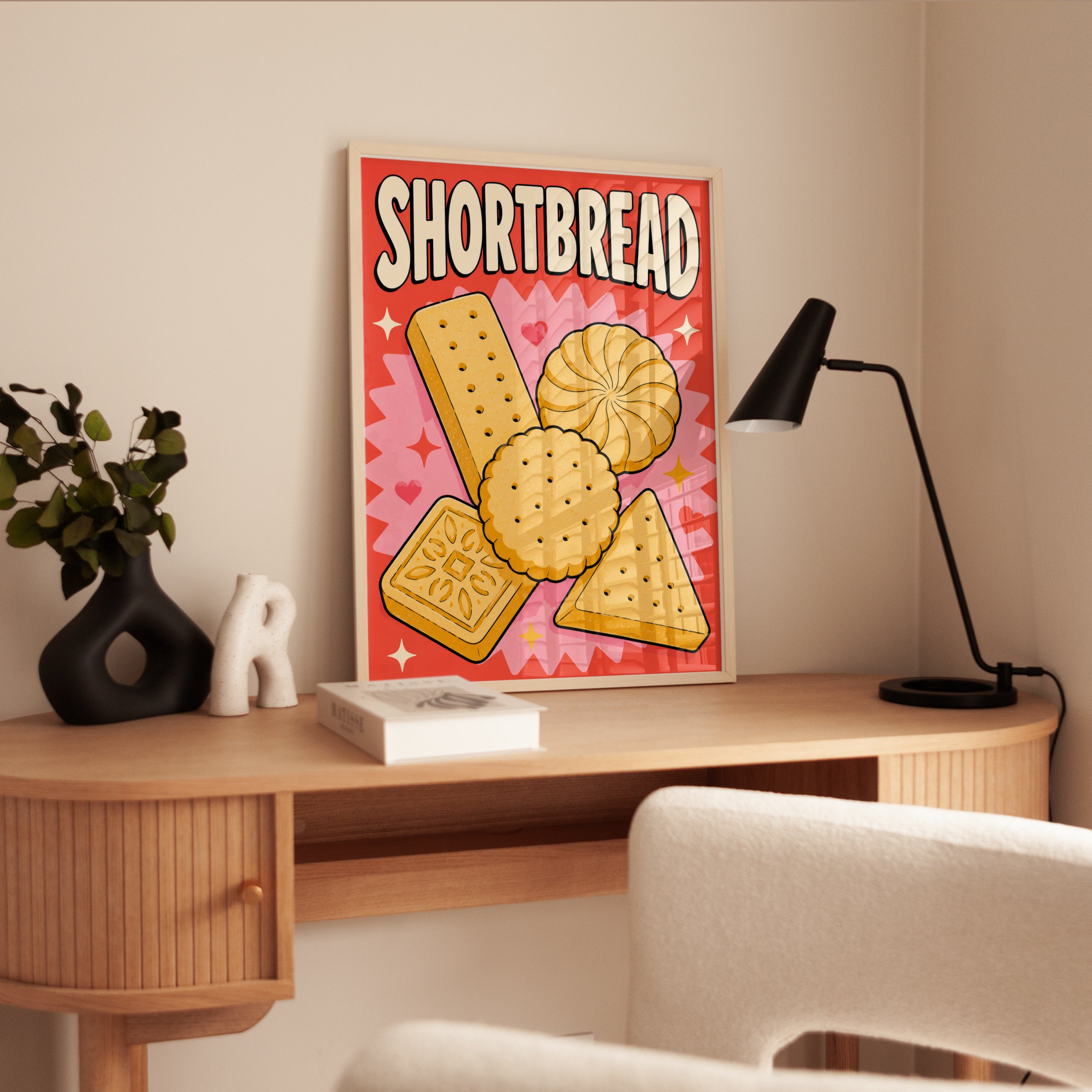 Shortbread Poster – Retro Kitchen Wall Art - interior