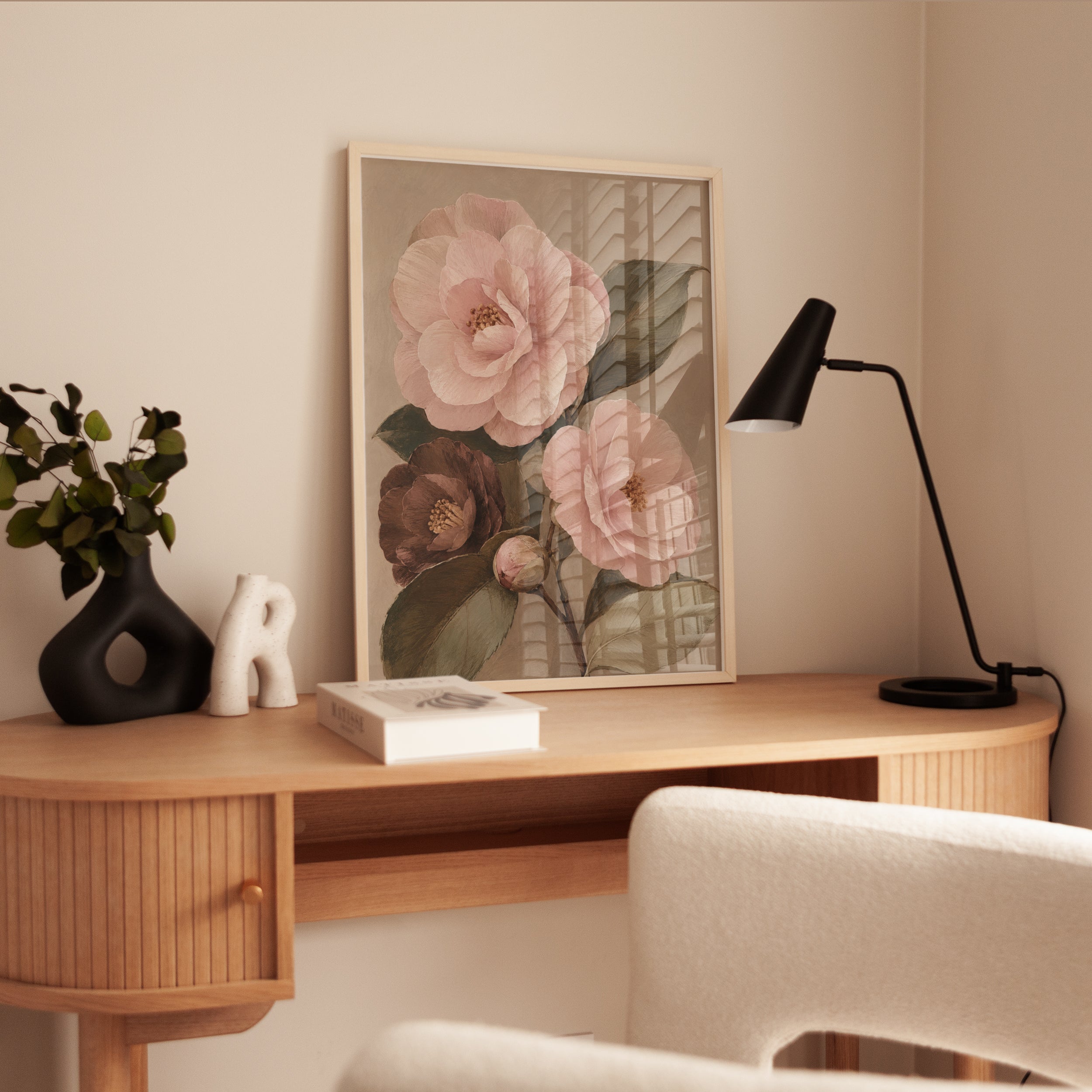 Vintage Floral Wall Art - interior