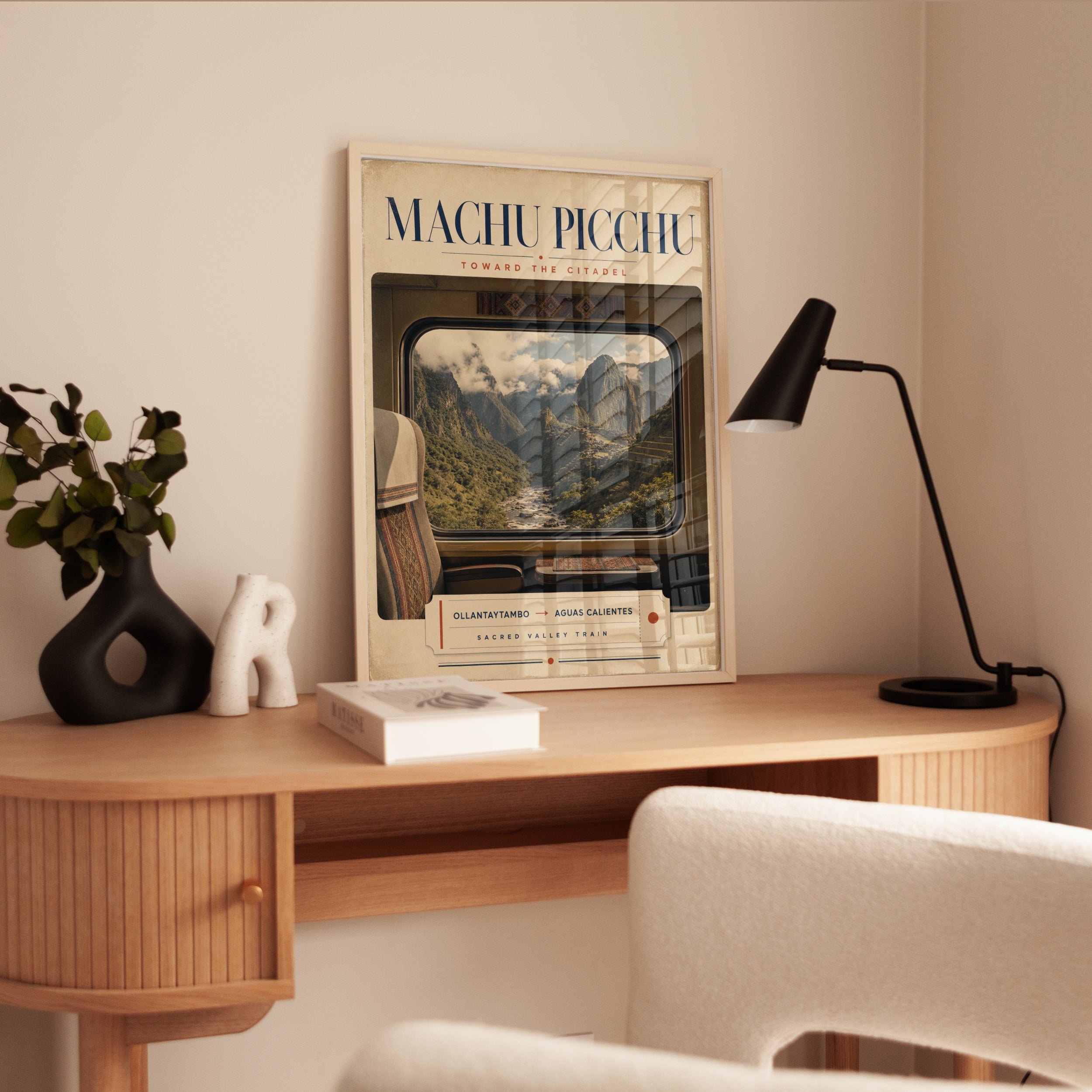 Vintage Travel Poster – Machu Picchu Print - interior