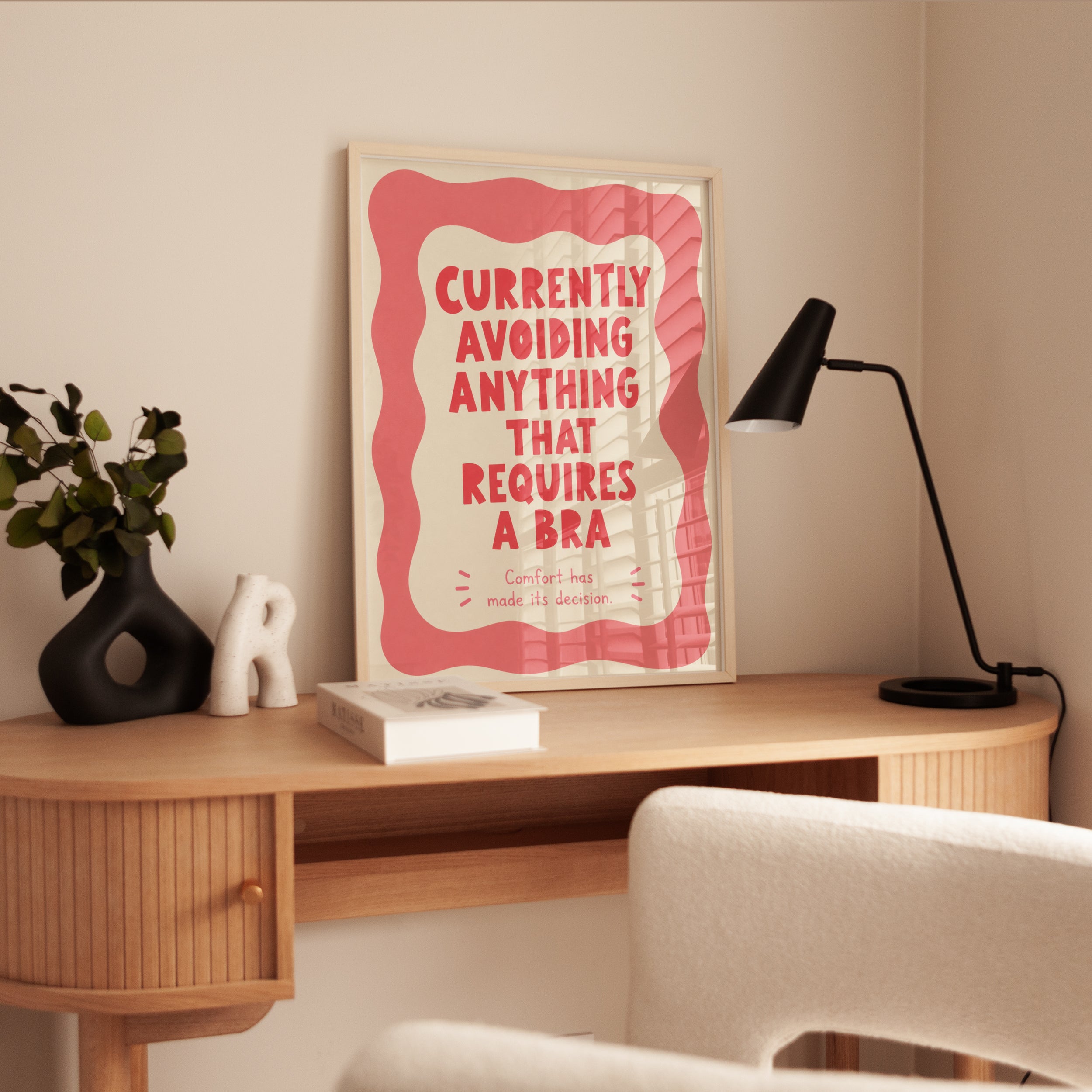 Funny Typography Wall Art - interior