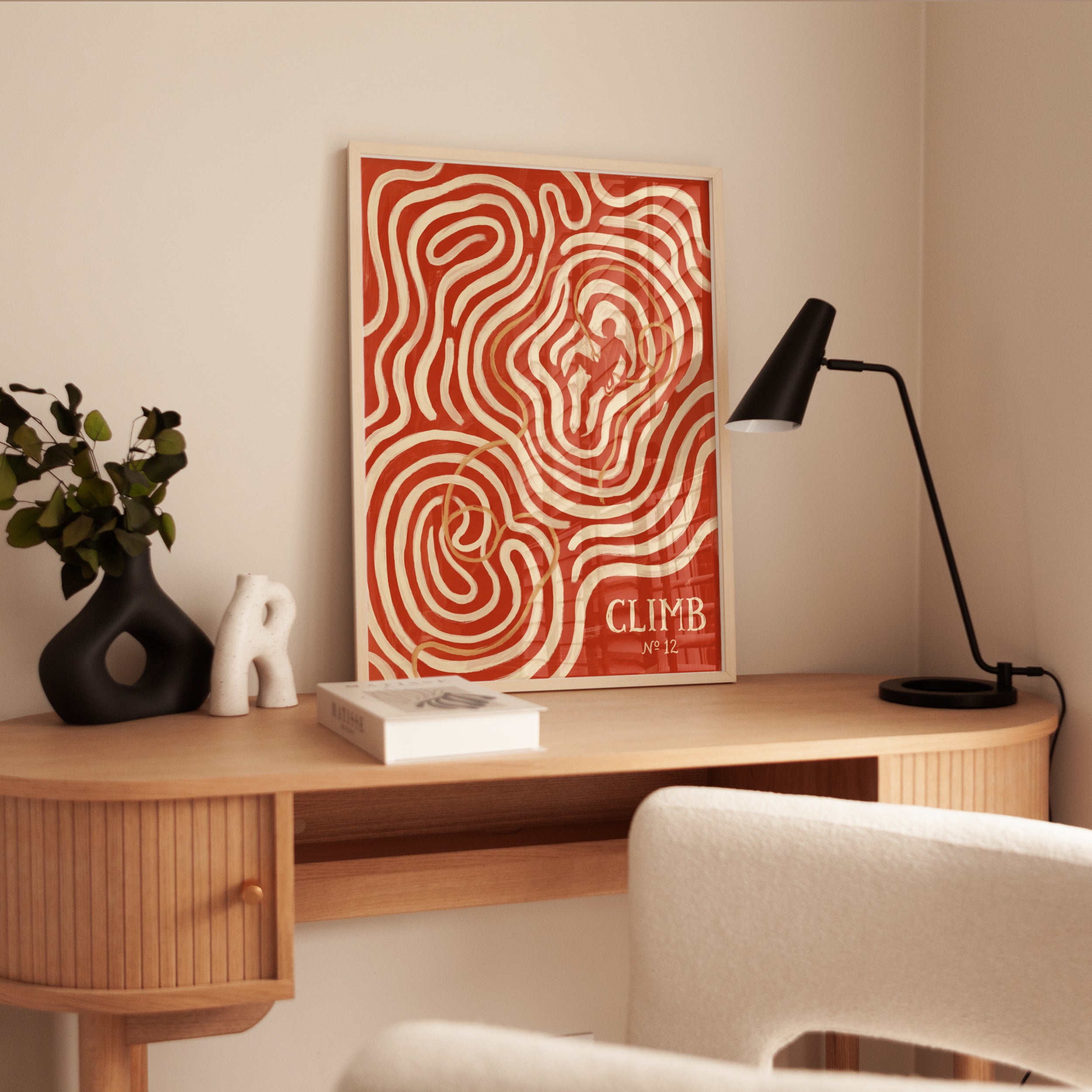Rock Climbing Print - interior