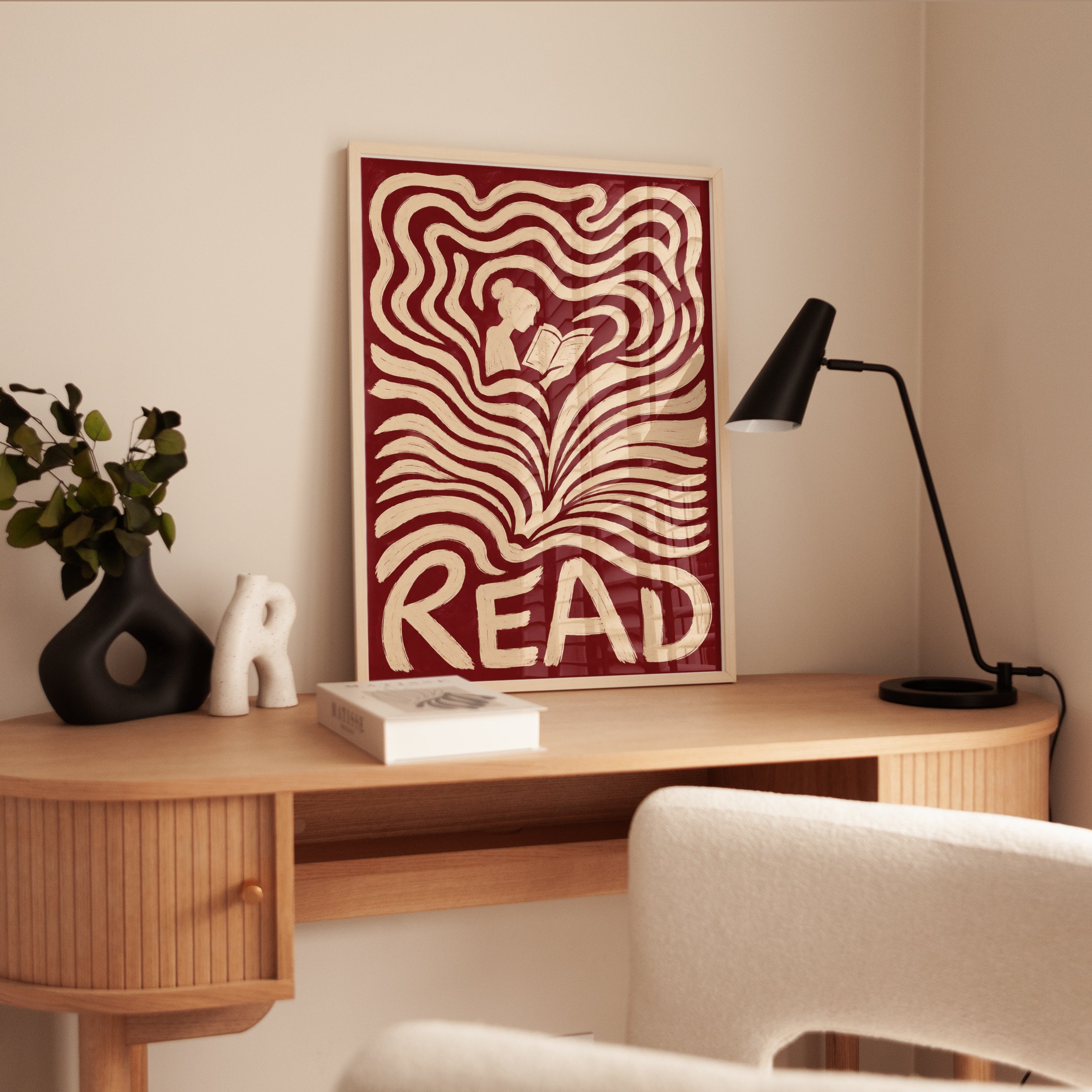 Reading Wall Art – Book Lover Decor - interior