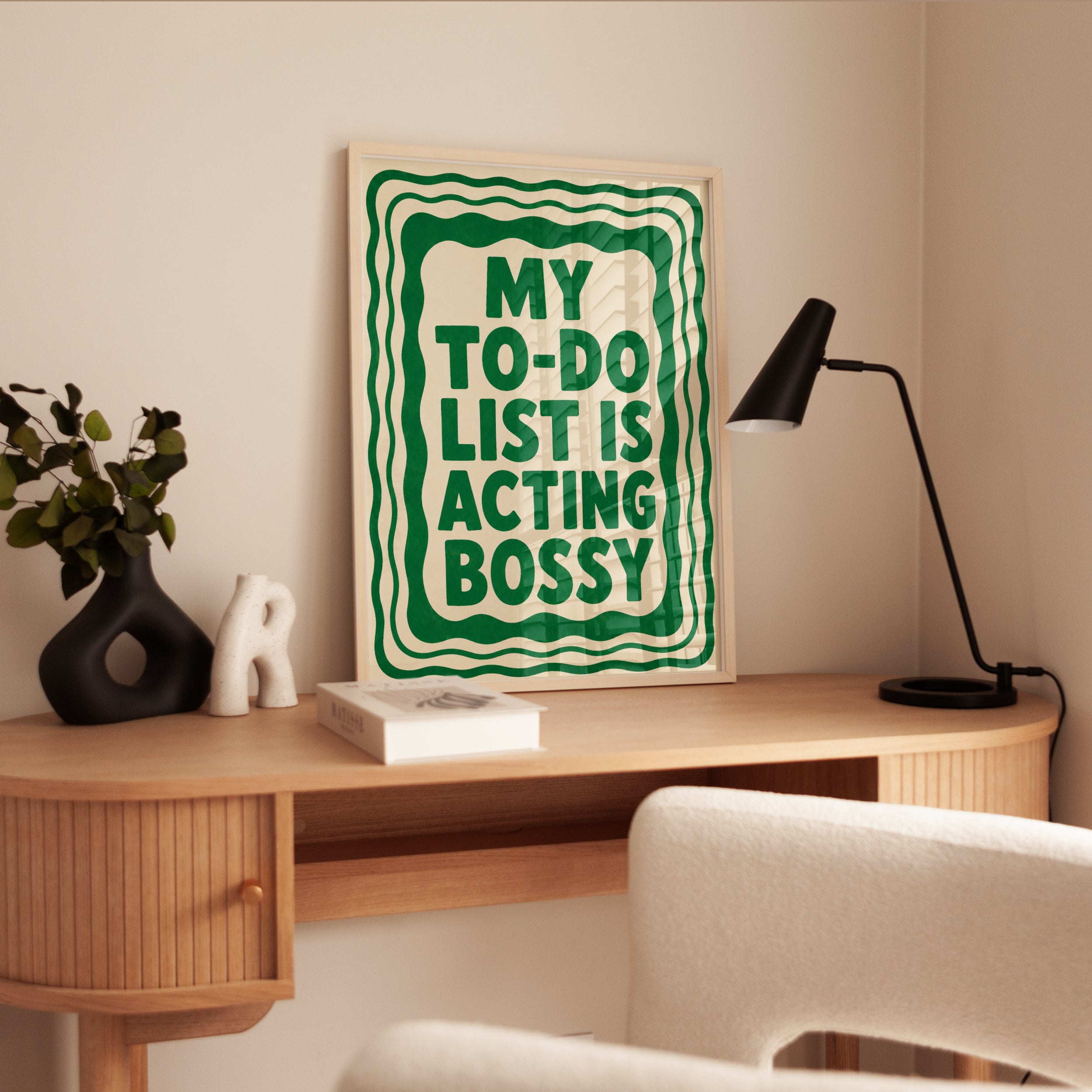Motivational Typography Print - interior