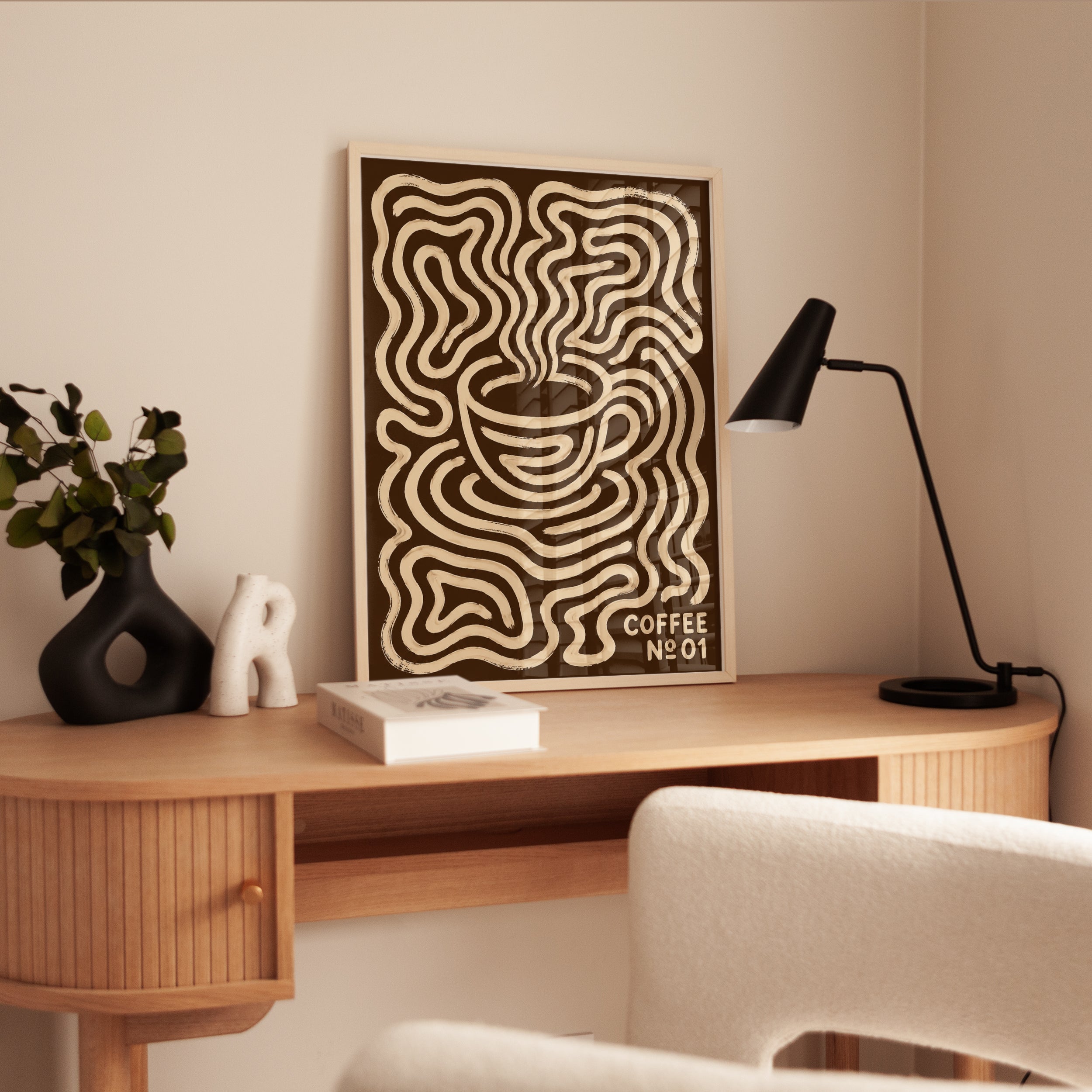 Coffee Wall Art – Retro Kitchen Decor - interior