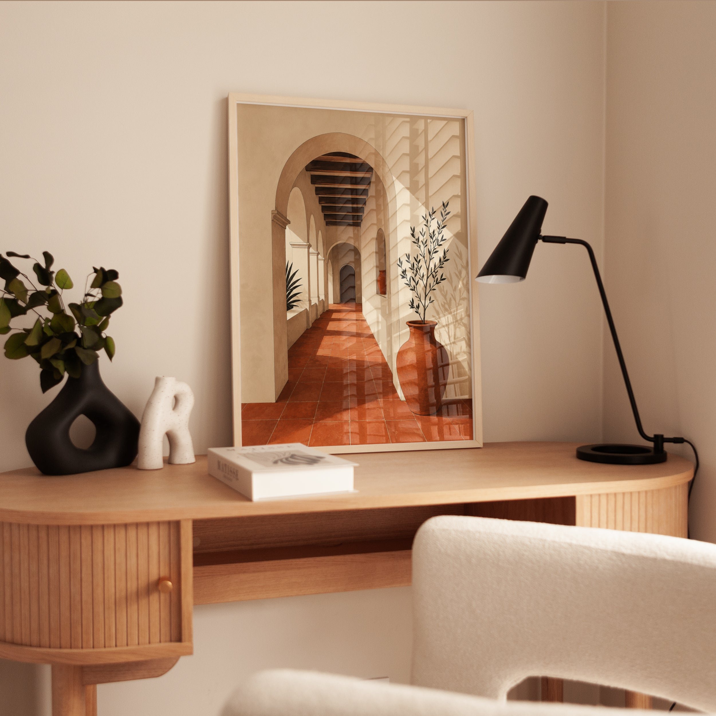 Mediterranean Archway Print - interior