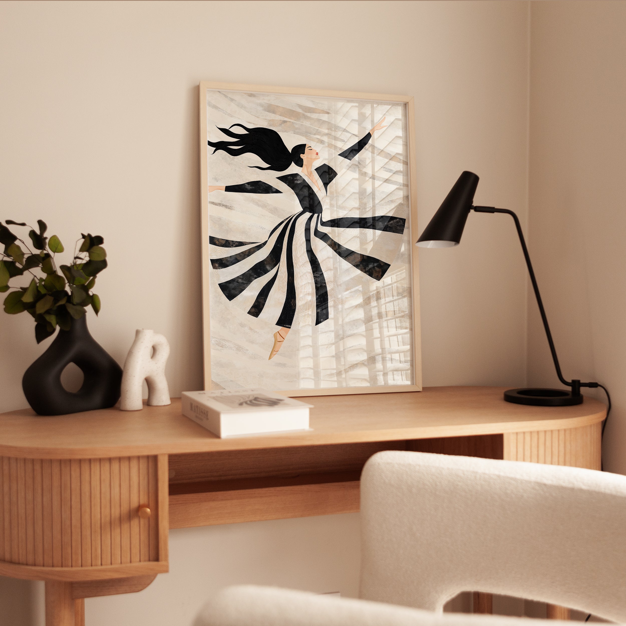 Dancing Woman Wall Art - interior