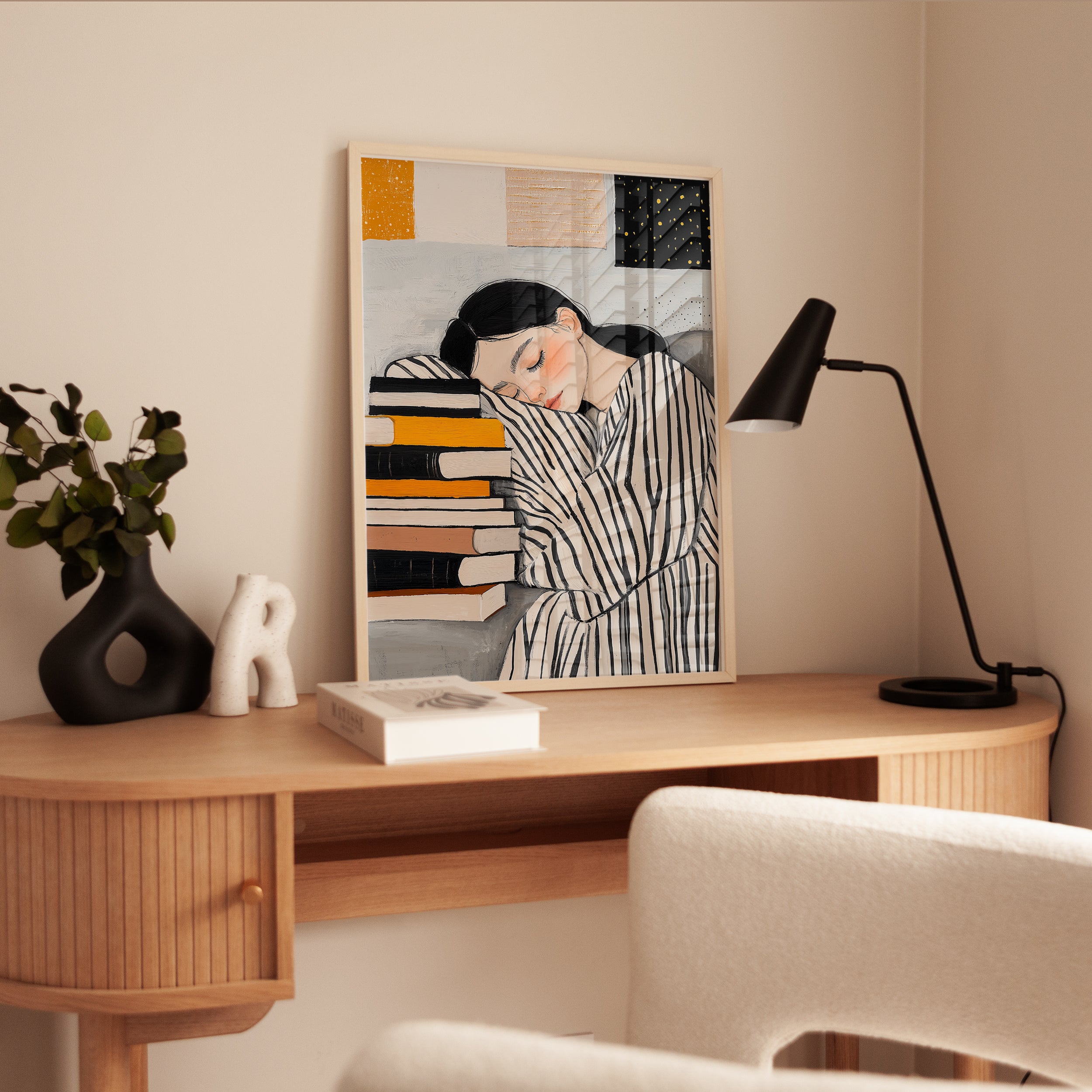 Cozy Reading Wall Art - interior