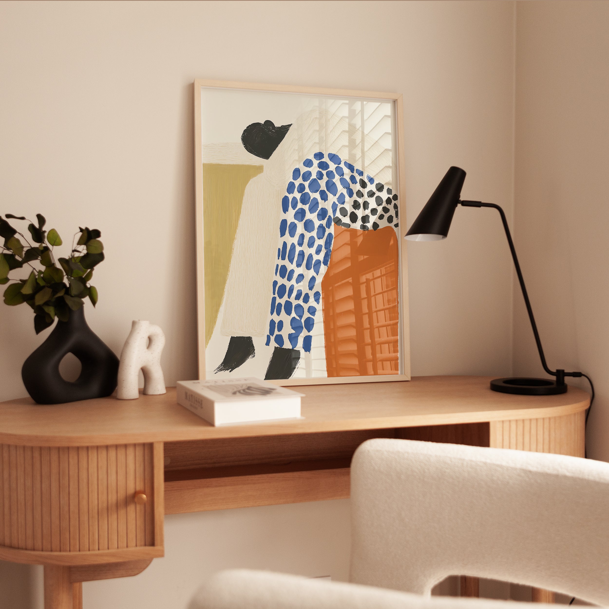 Abstract Figure Poster - interior