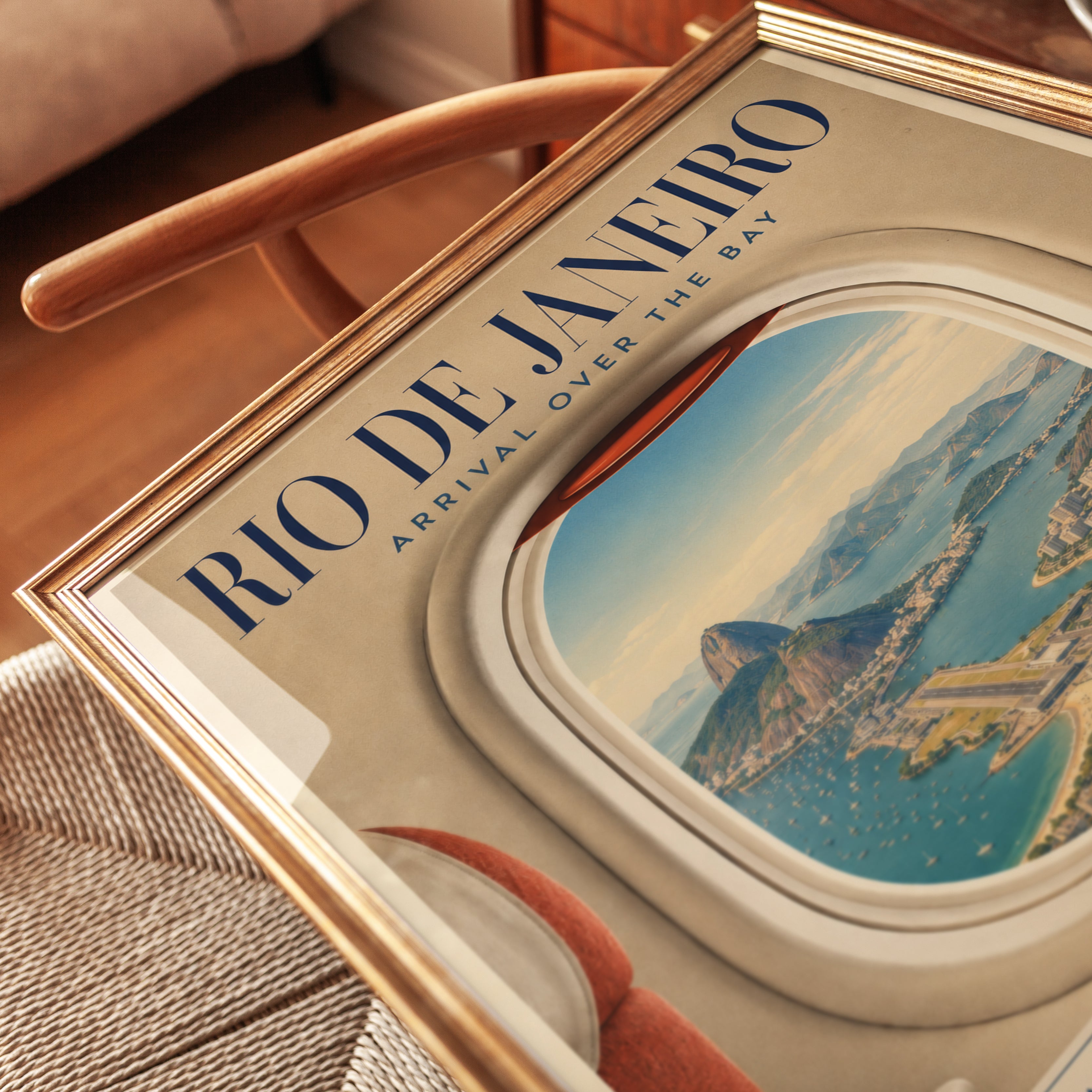 Rio de Janeiro Travel Poster - detail