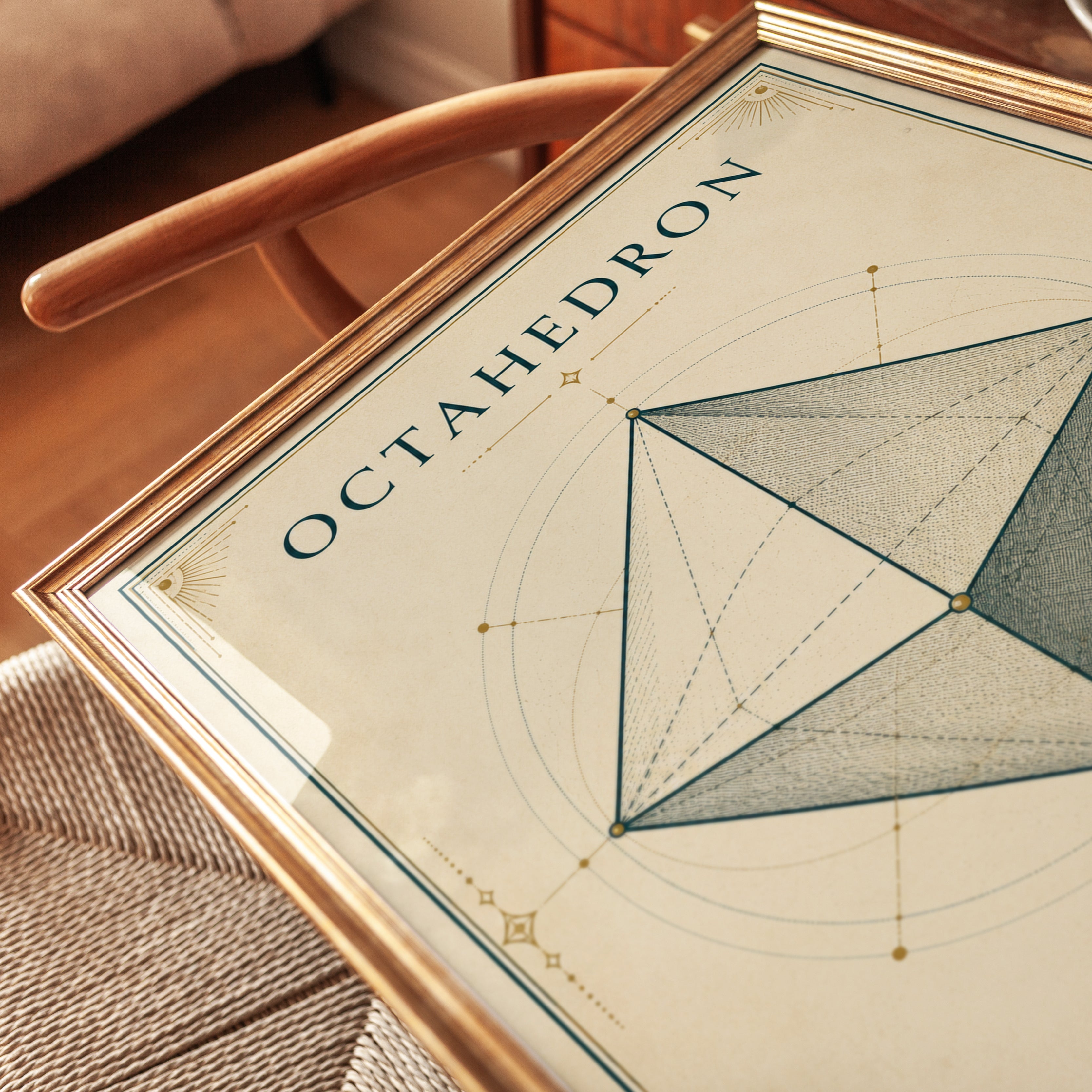 Octahedron Wall Art - detail