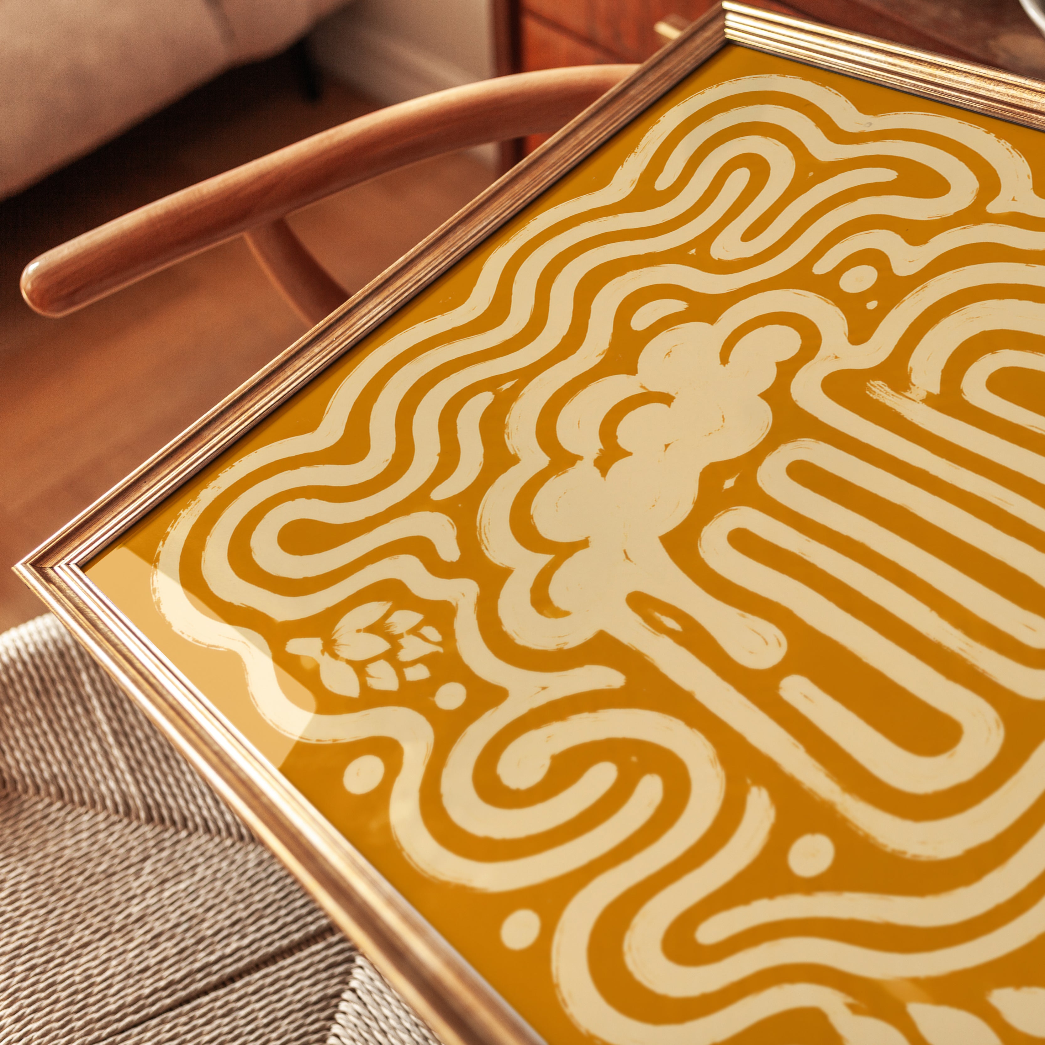 Beer Wall Art – Retro Bar Print - detail