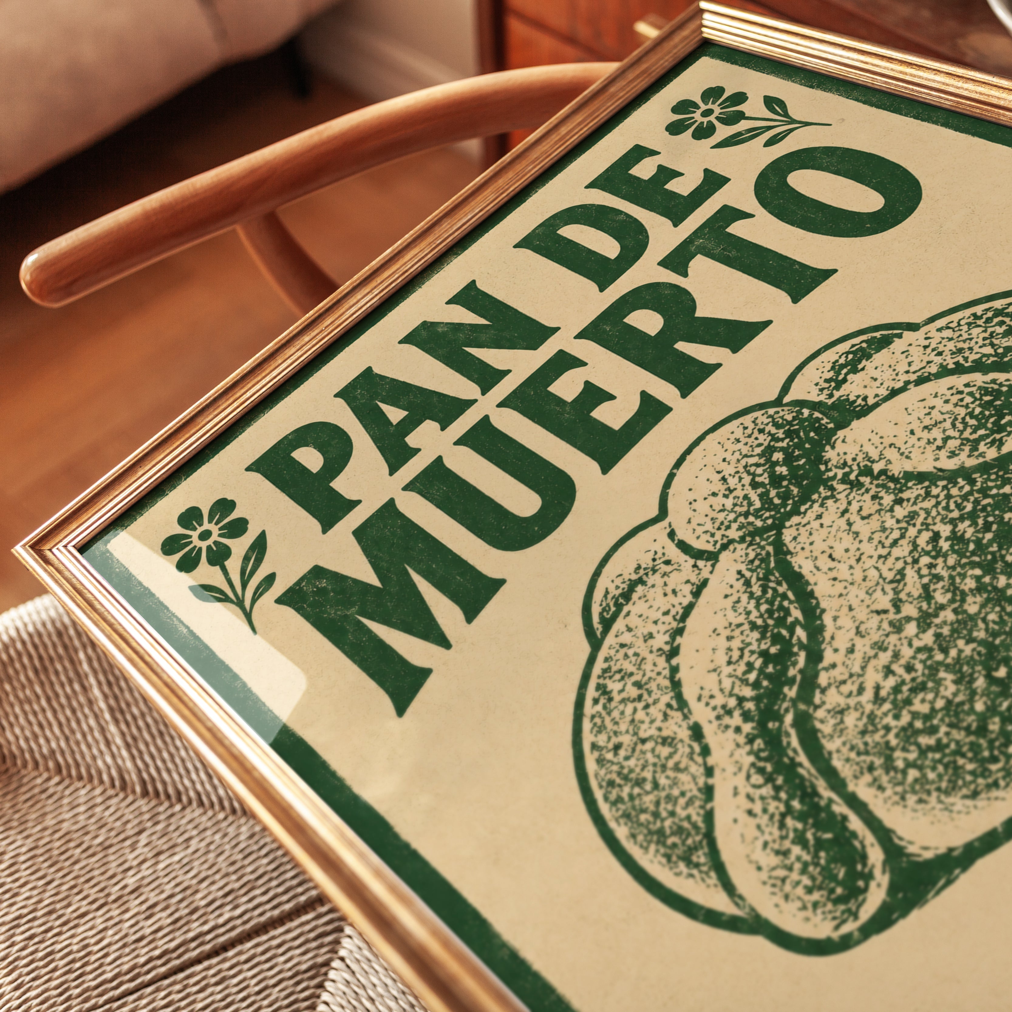 Mexican Folk Art Print - detail