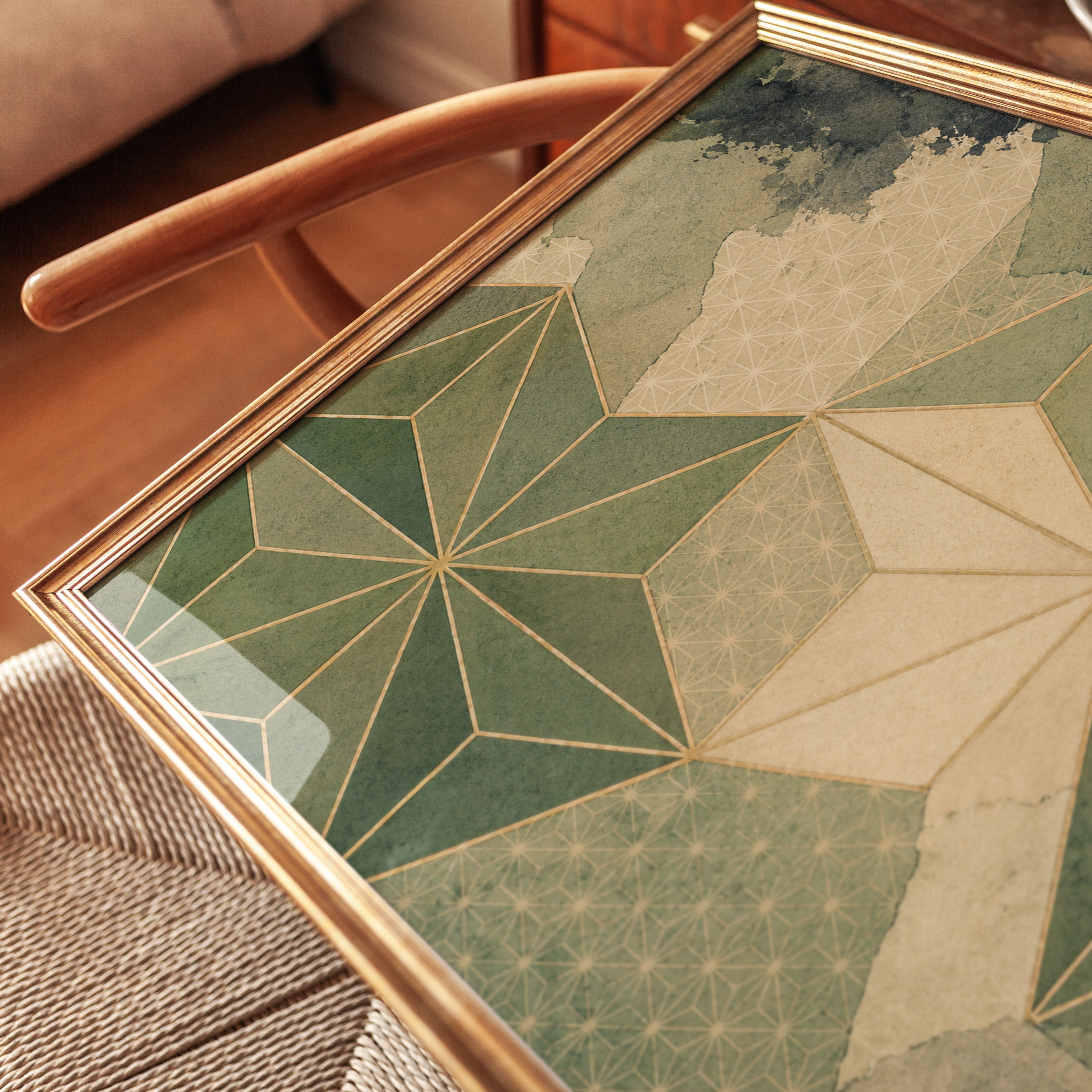 Japanese Abstract Art Print - detail