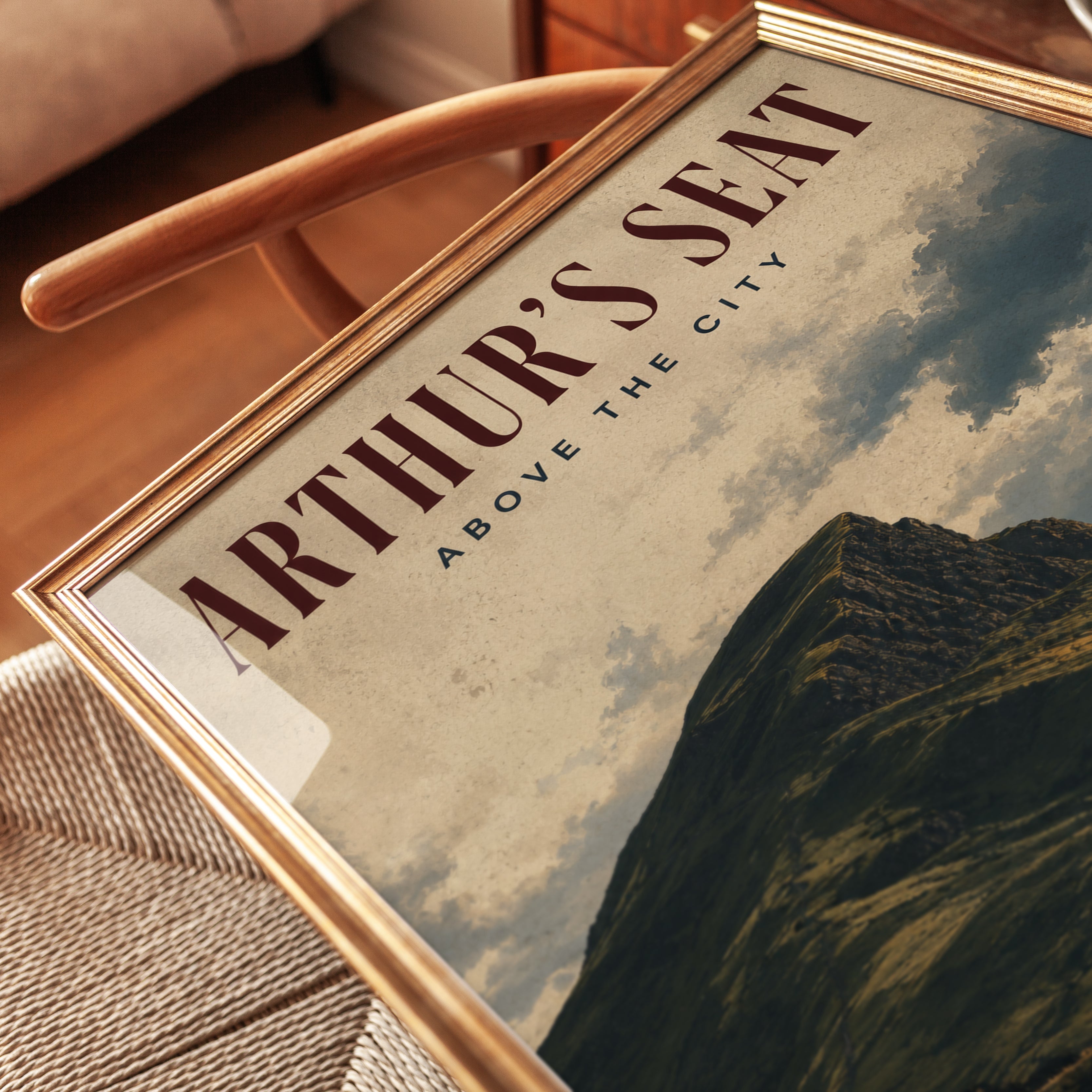 Edinburgh Wall Art – Scottish Highlands Print - detail