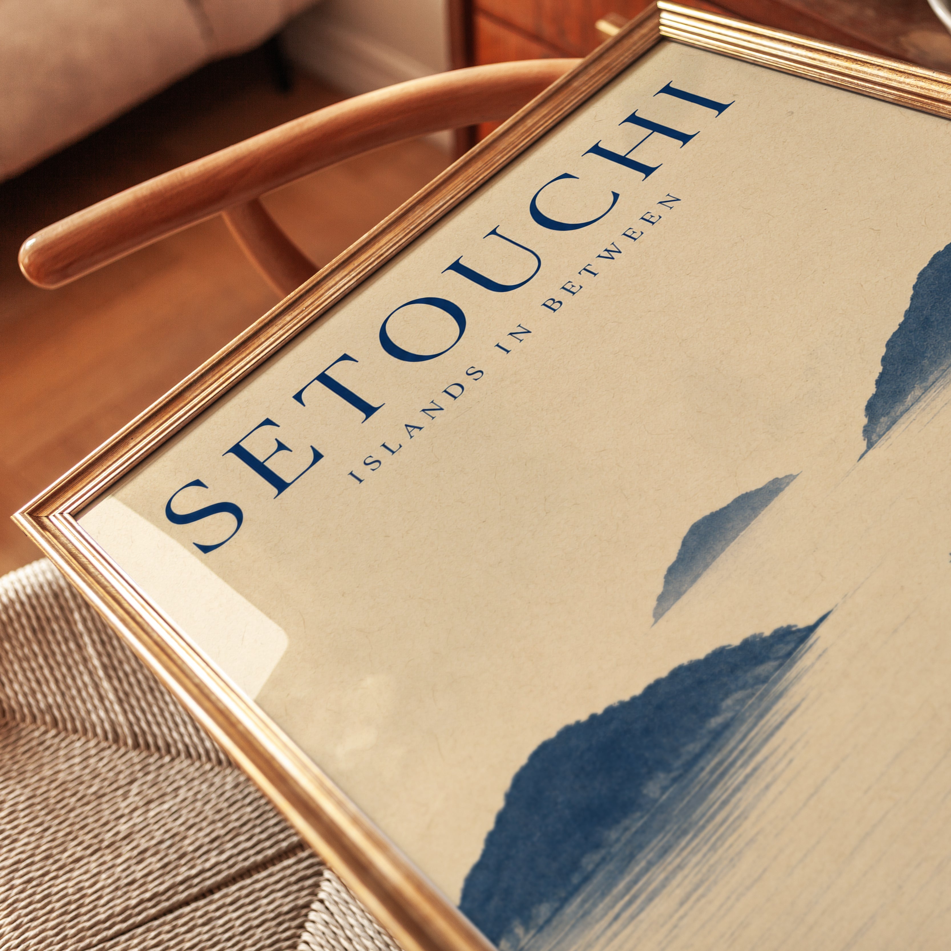 Japan Travel Poster – Setouchi Islands Print - detail