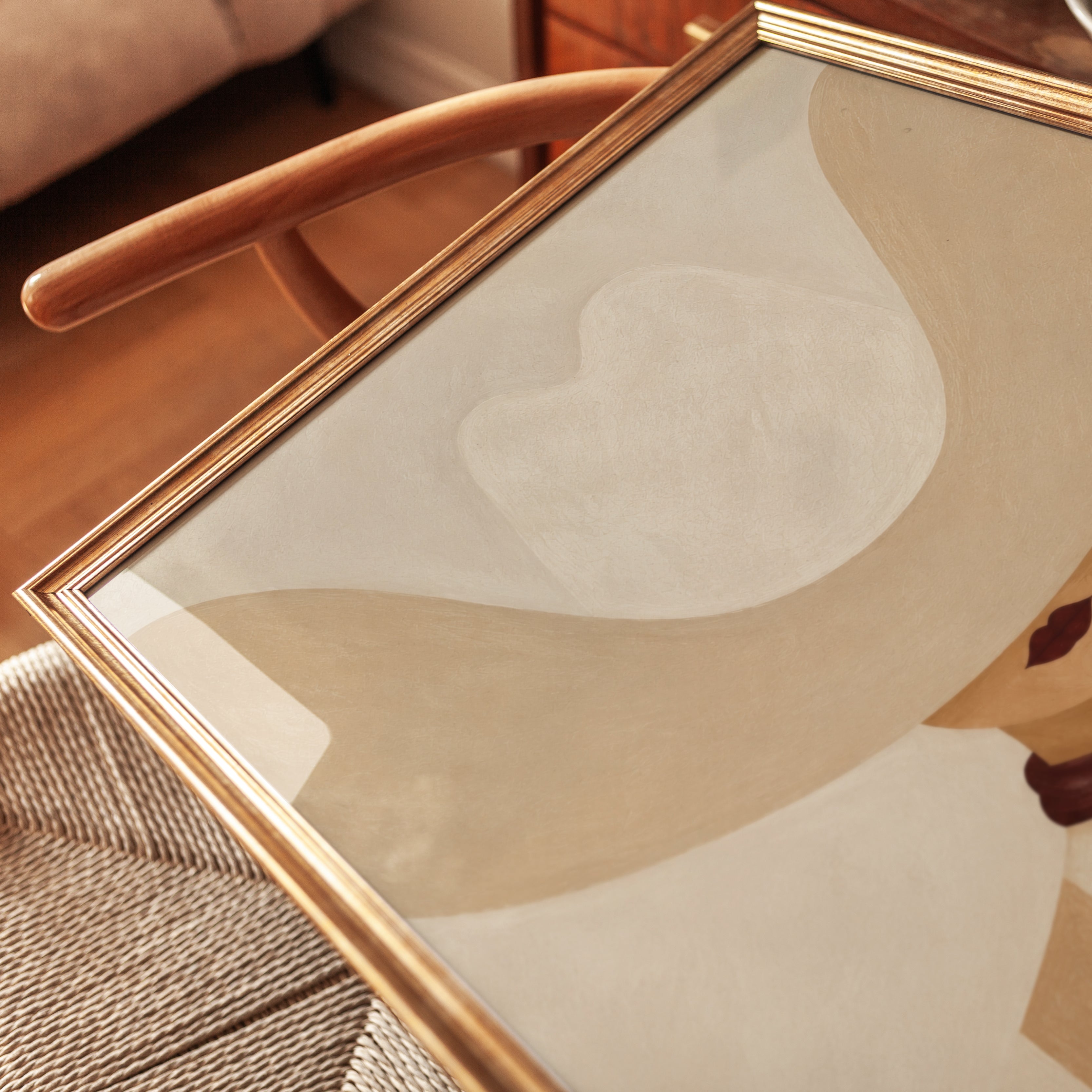 Minimalist Woman Portrait - detail