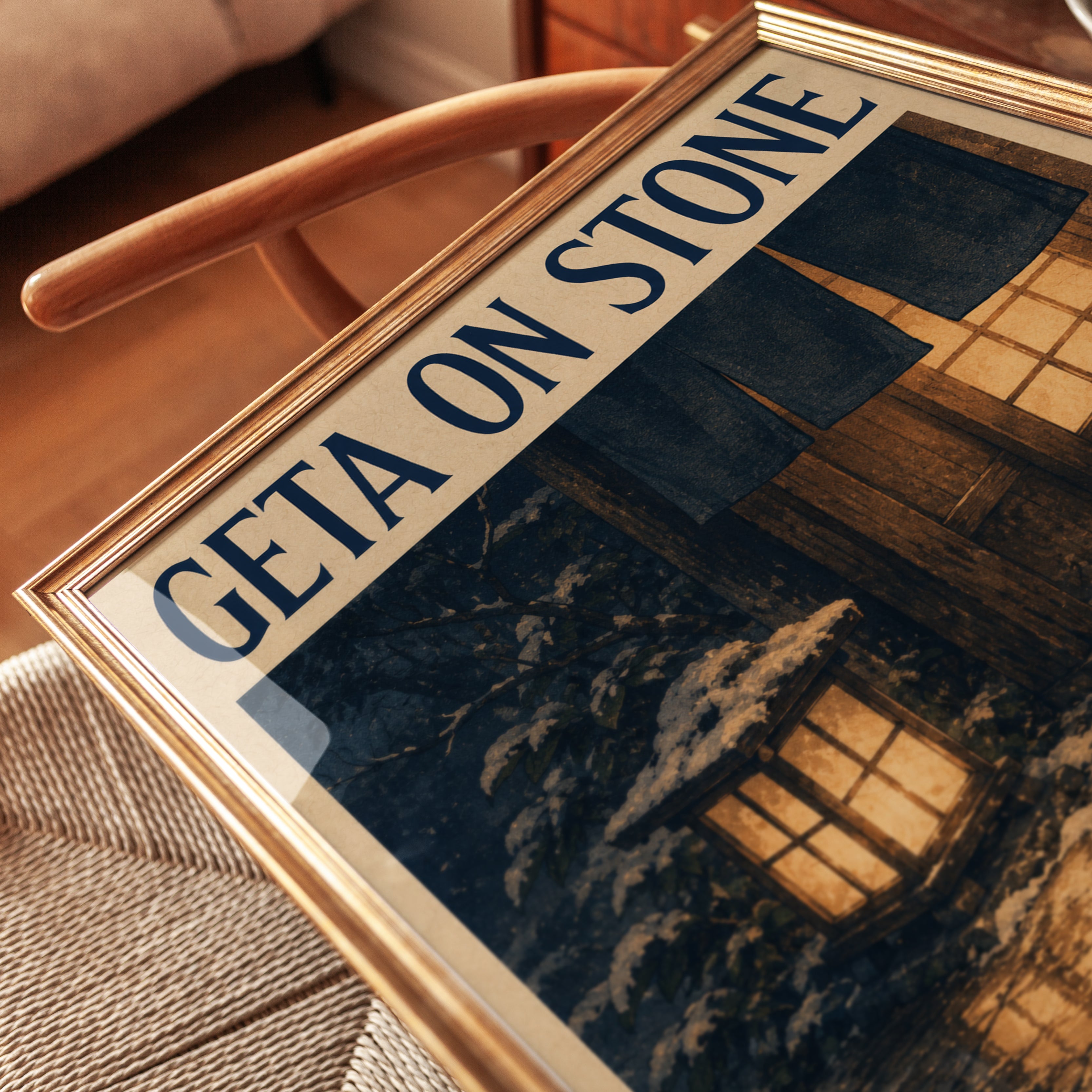 Japanese Bath House Poster – Onsen Wall Art - detail