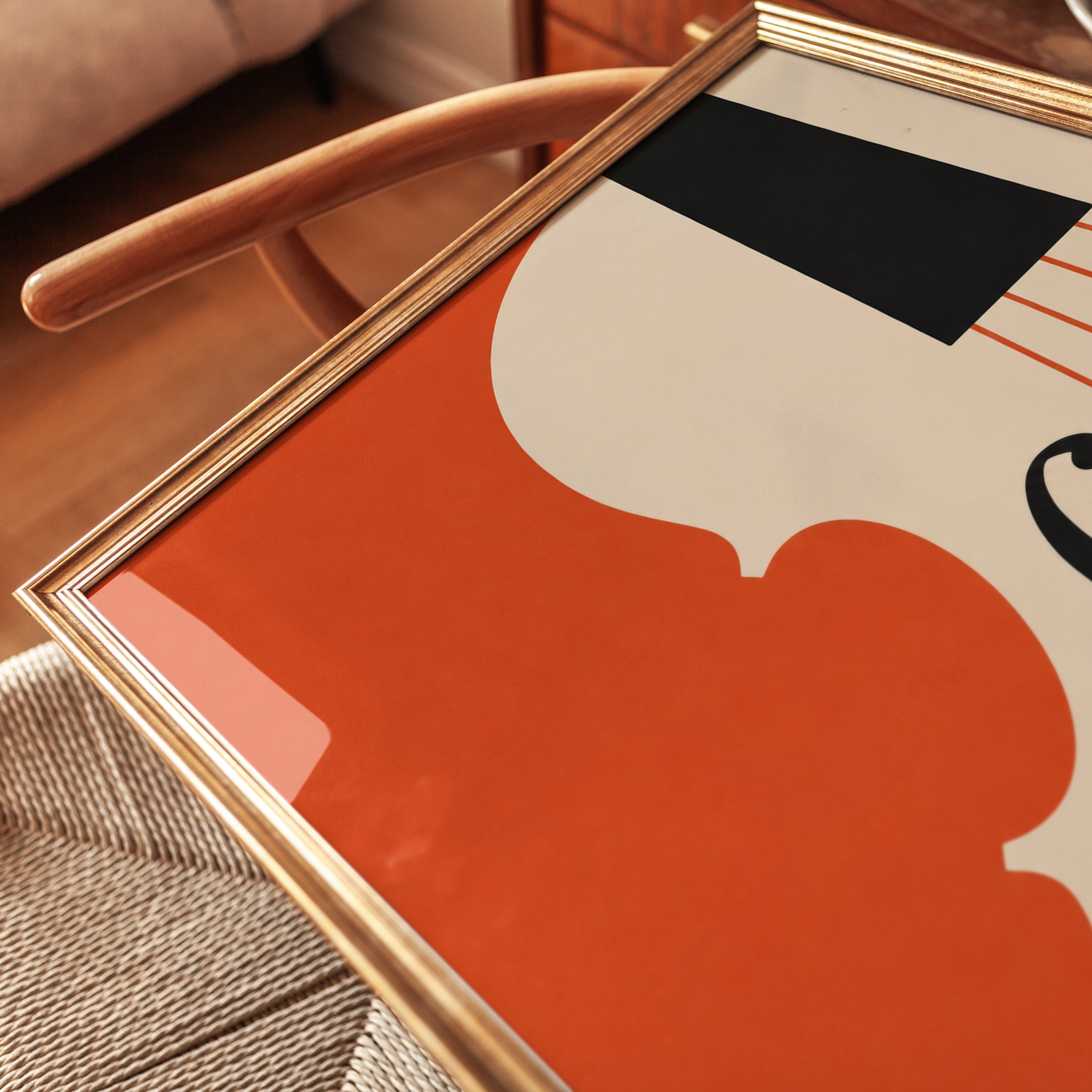 Music Lover Gift Wall Art Print — Cello Poster - detail