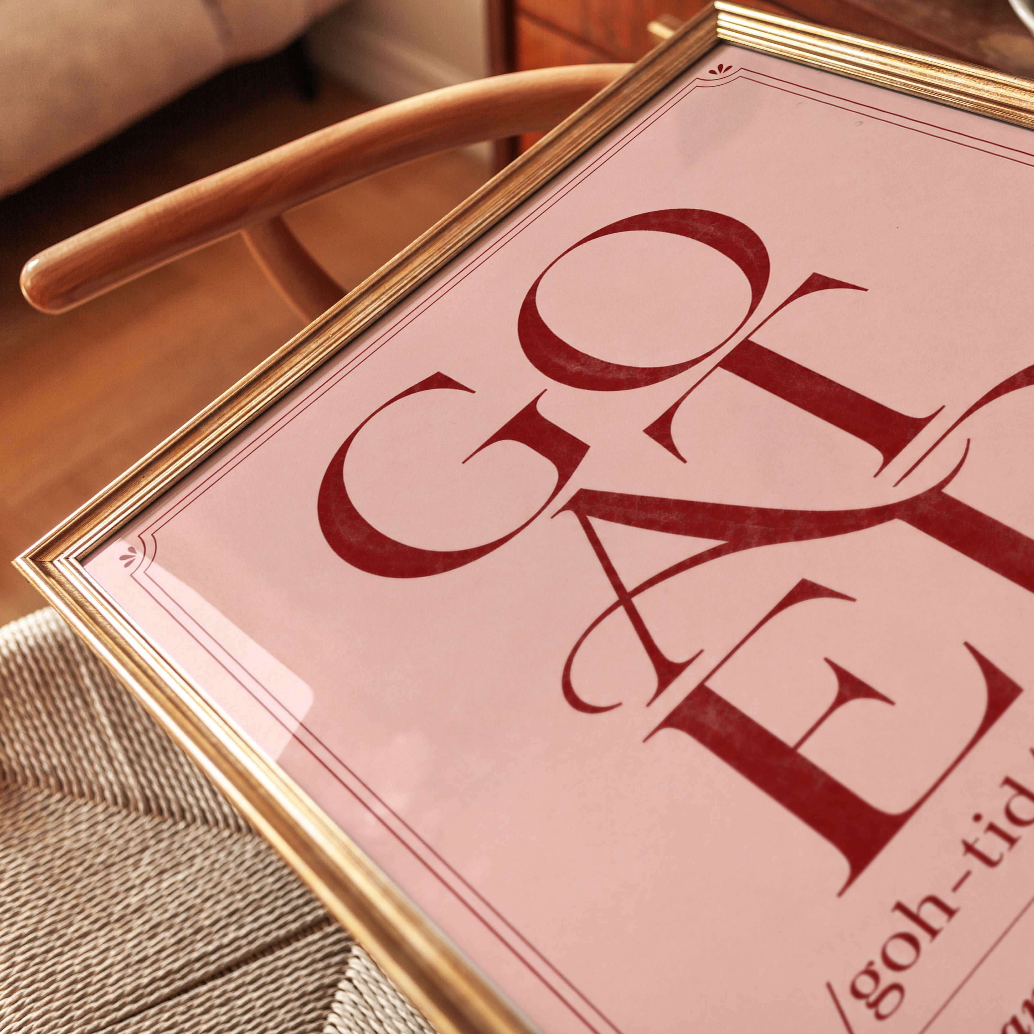 Goated Definition Print - detail