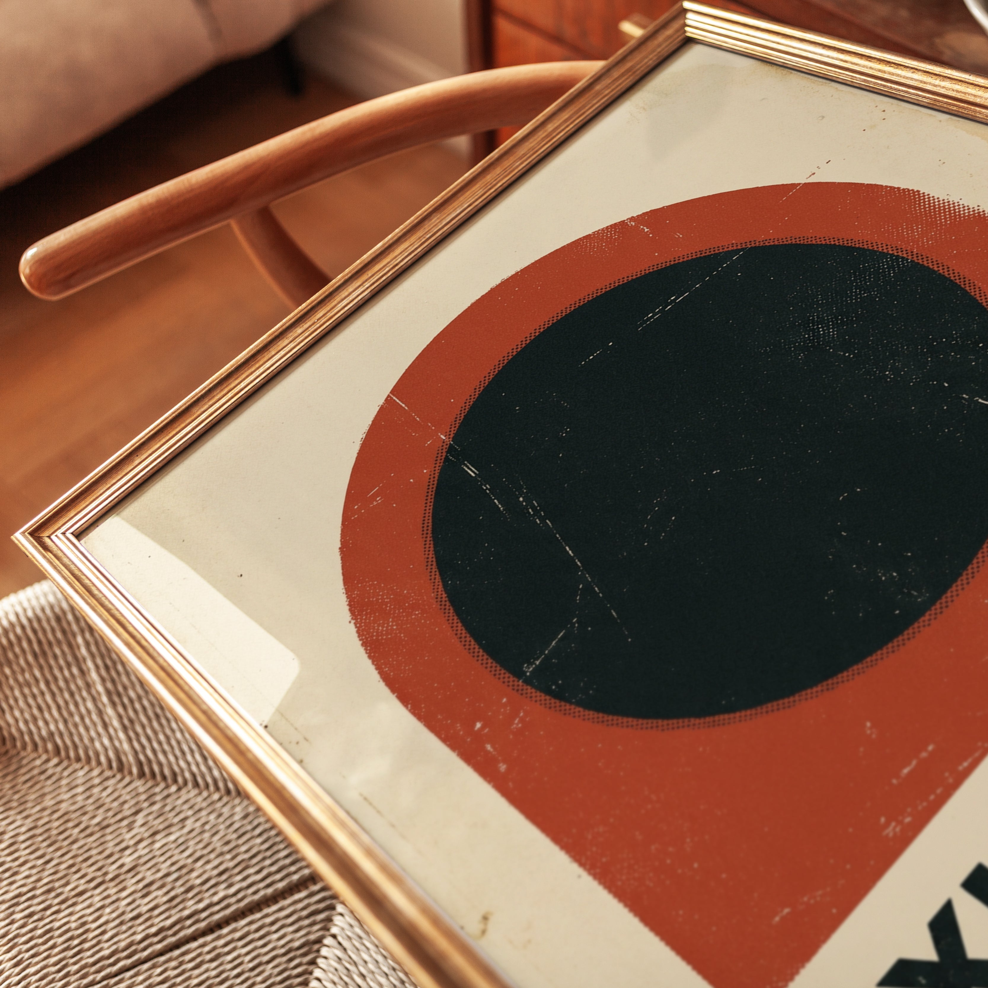 Exhibition Modern Art 1923 Poster: Bauhaus Geometric Design - detail