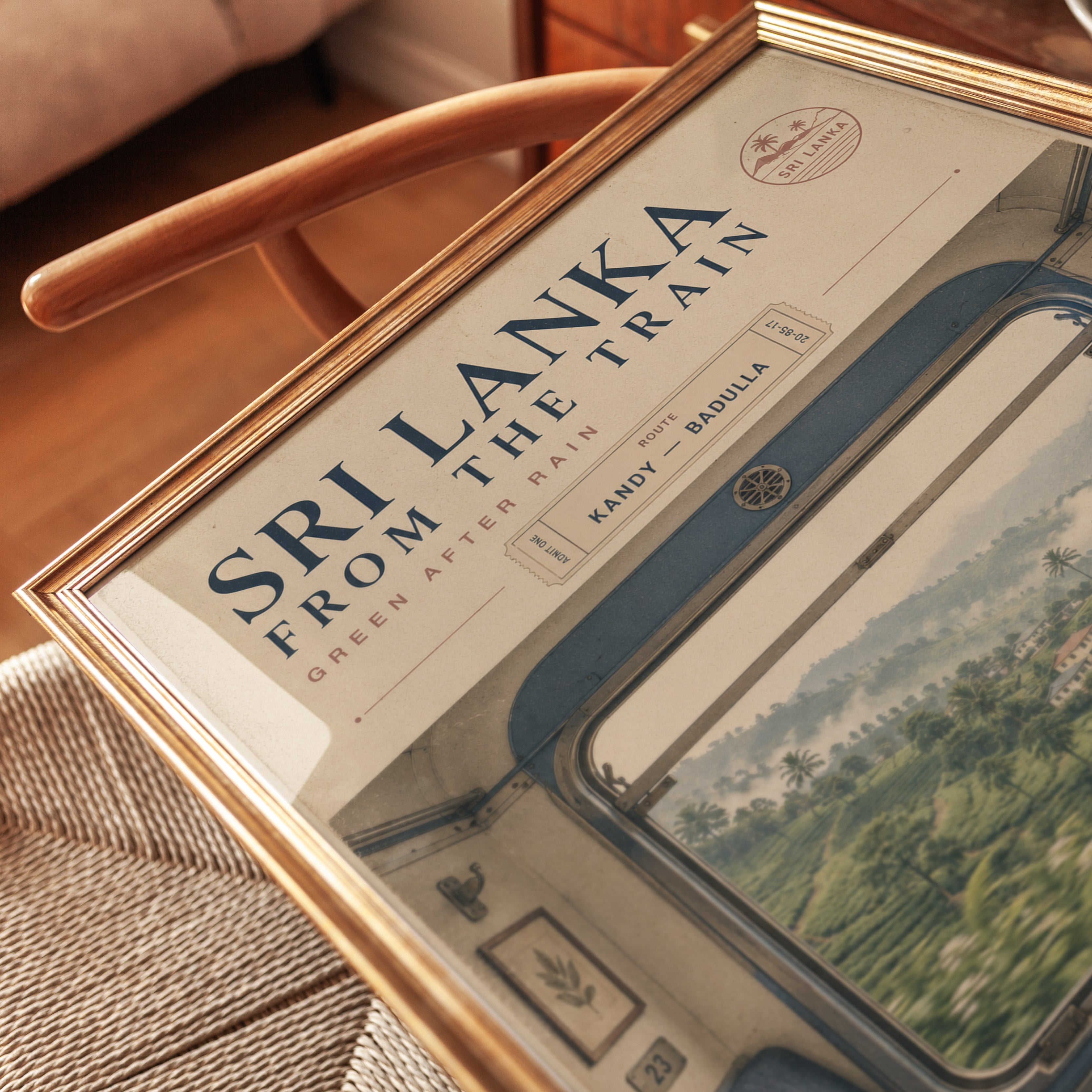 Sri Lanka Travel Poster - detail