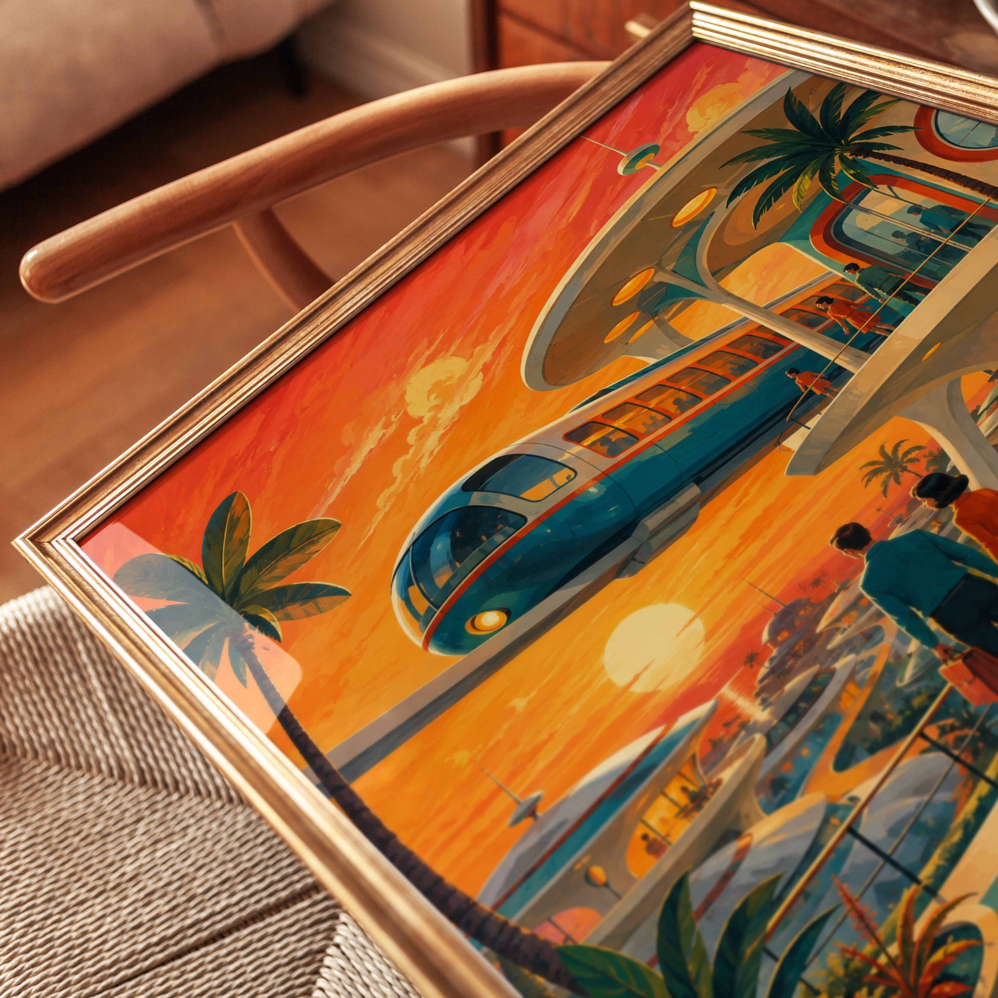 Retro Futuristic Poster - detail