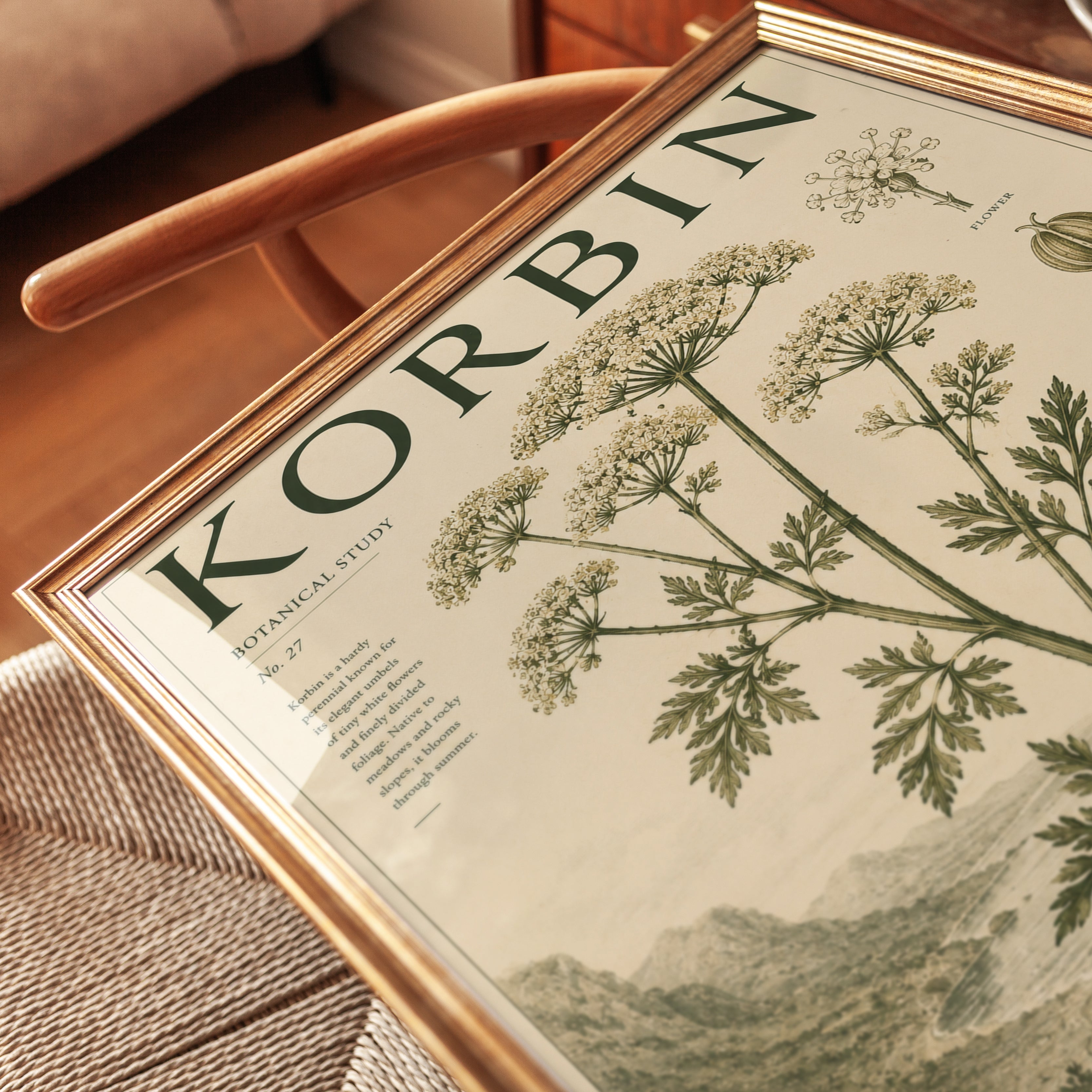 Botanical Illustration Print - detail