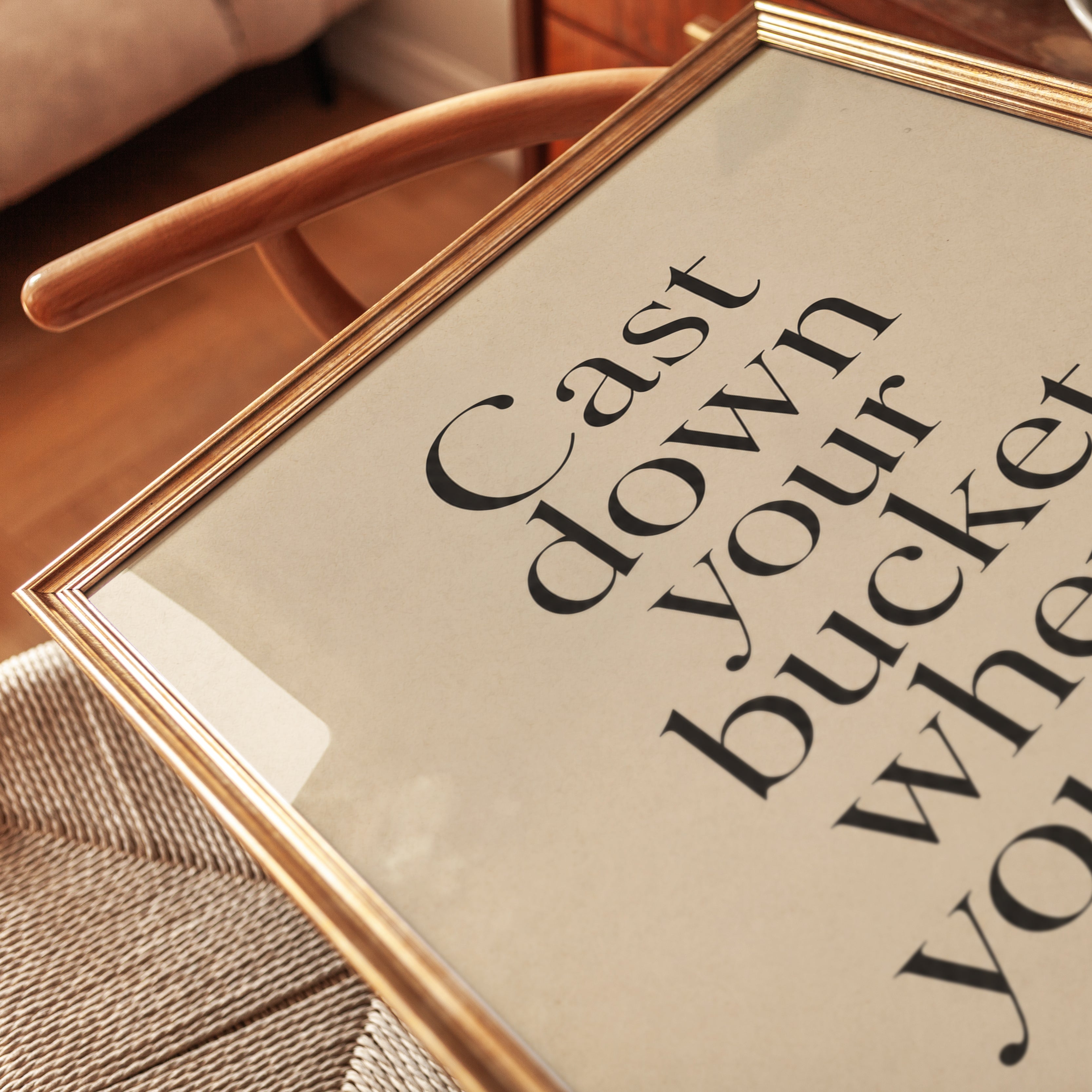 Motivational Quote Print – Inspirational Wall Art - detail