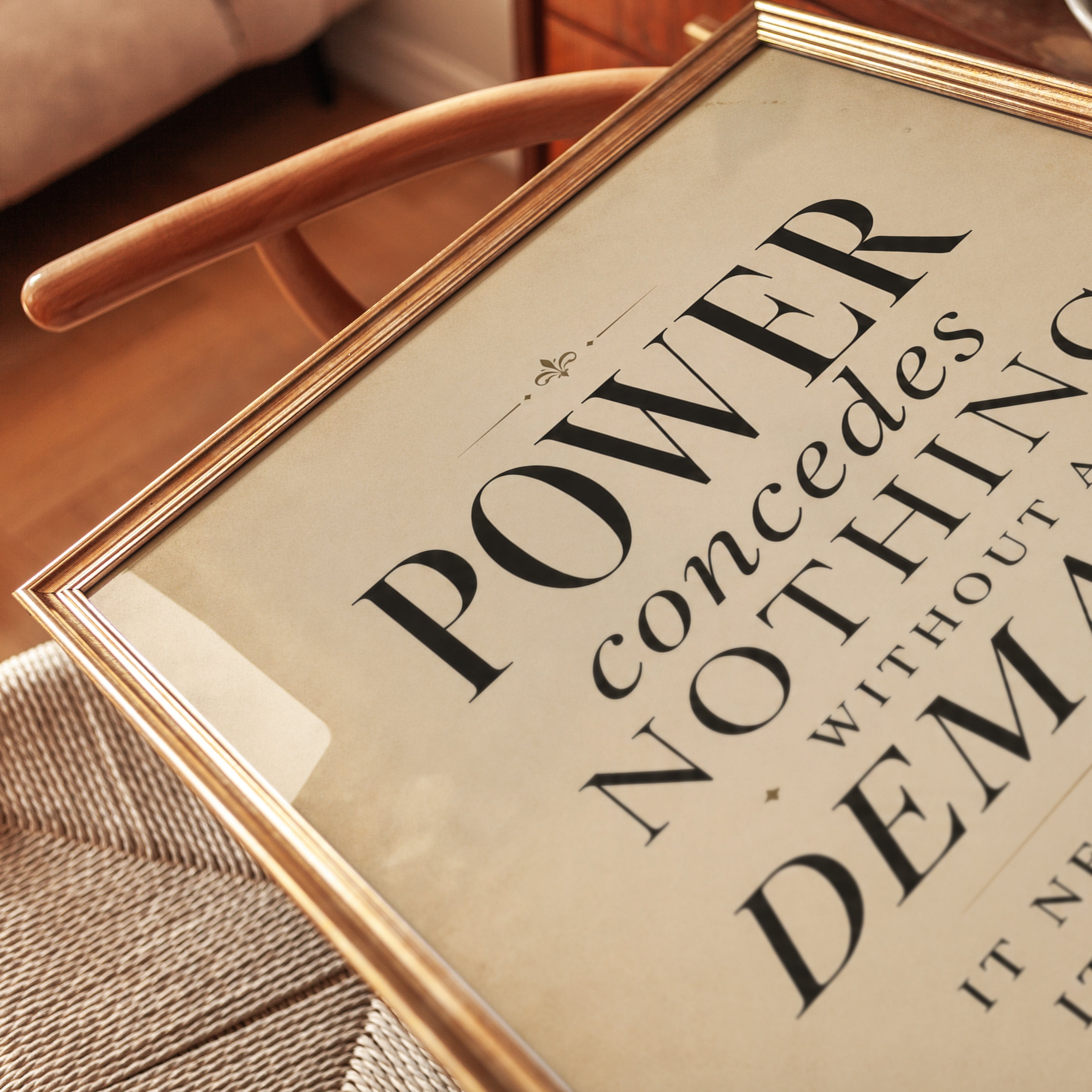 Frederick Douglass Quote - detail