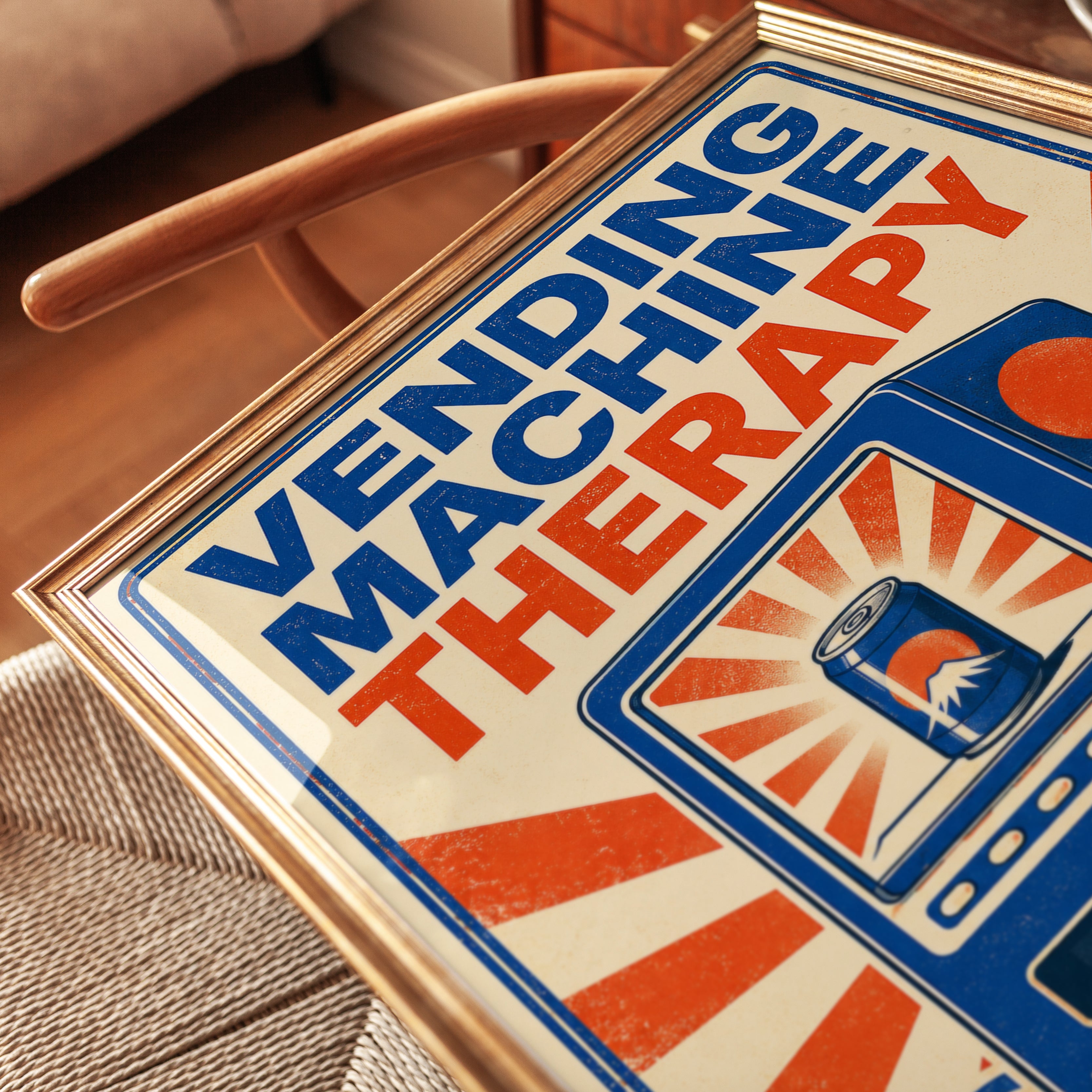 Vending Machine Wall Art – Retro Japanese Poster - detail