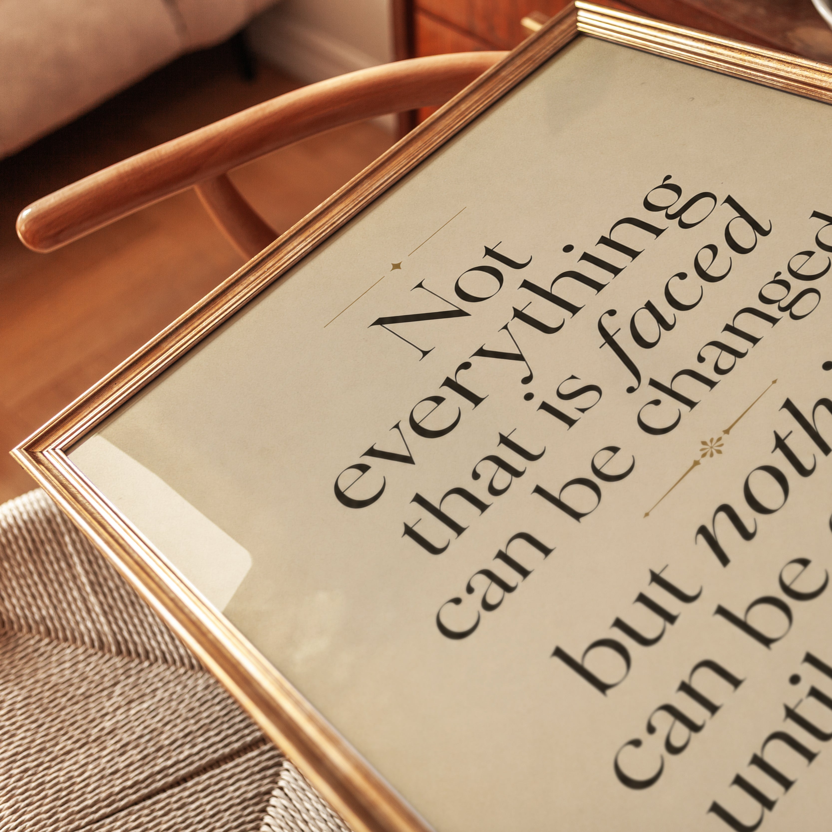 Motivational Quote Print – Inspirational Wall Art - detail